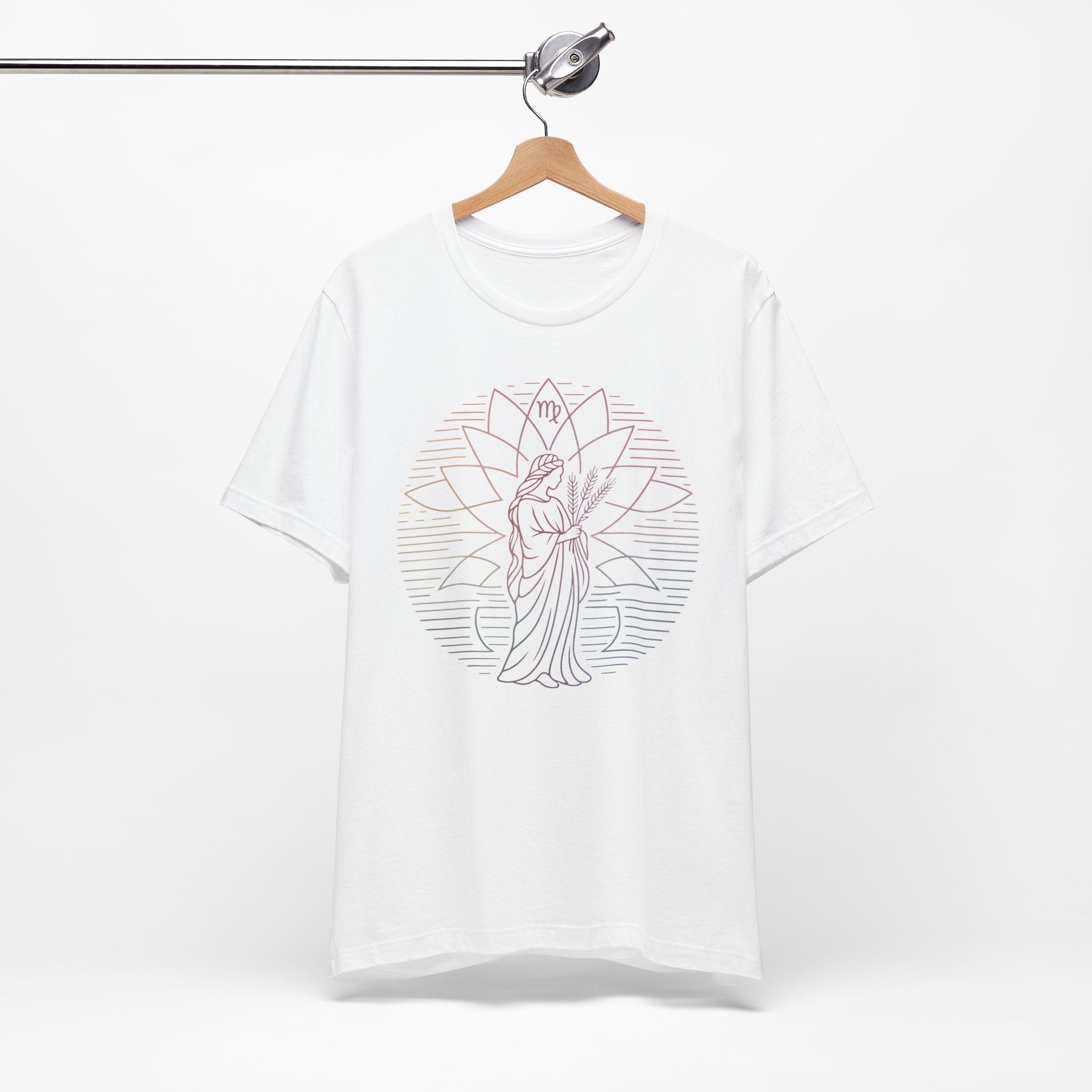 Astrology Zodiac Virgo Unisex Mandala  T-Shirt