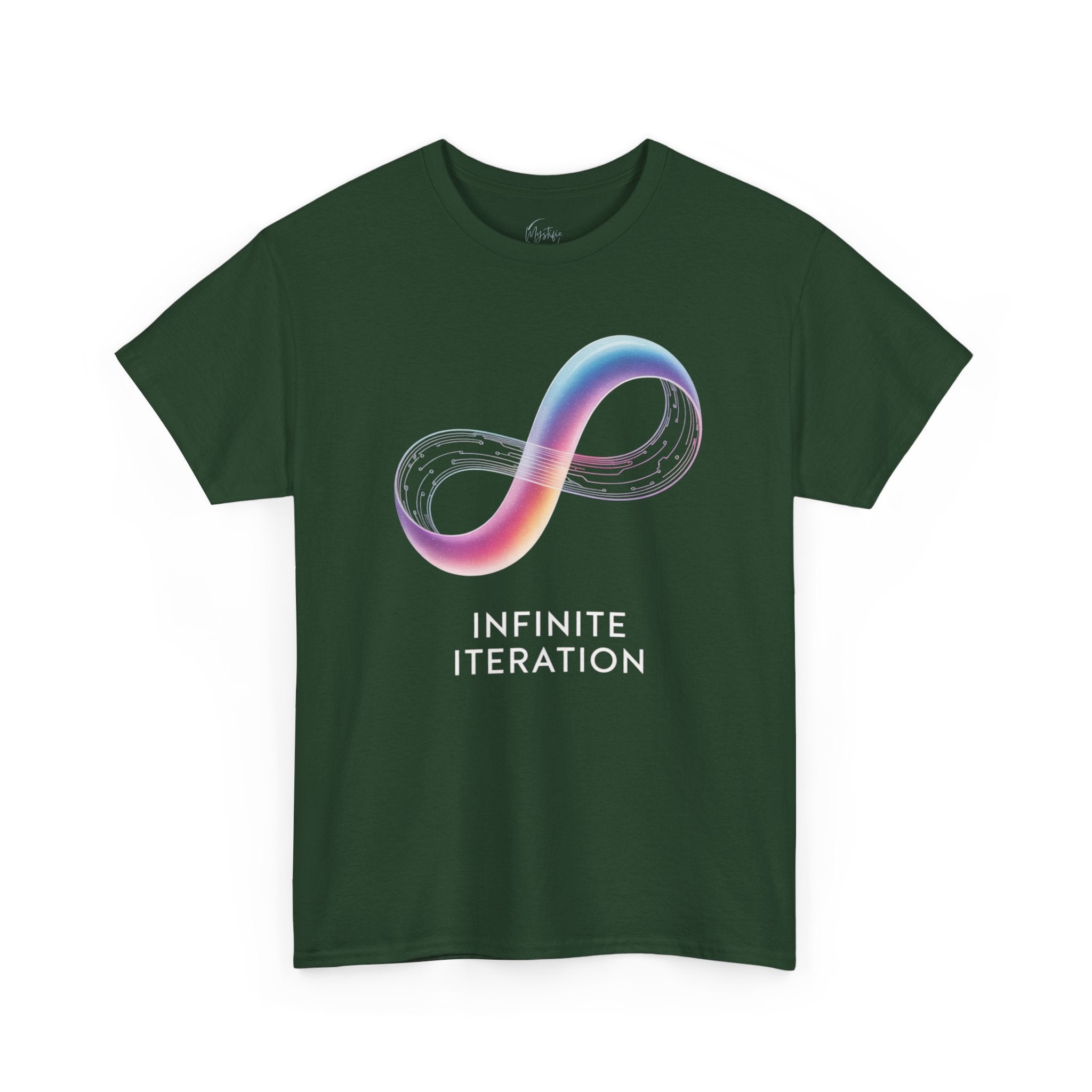 Infinite Iteration Spiritual Unisex Cotton T-Shirt