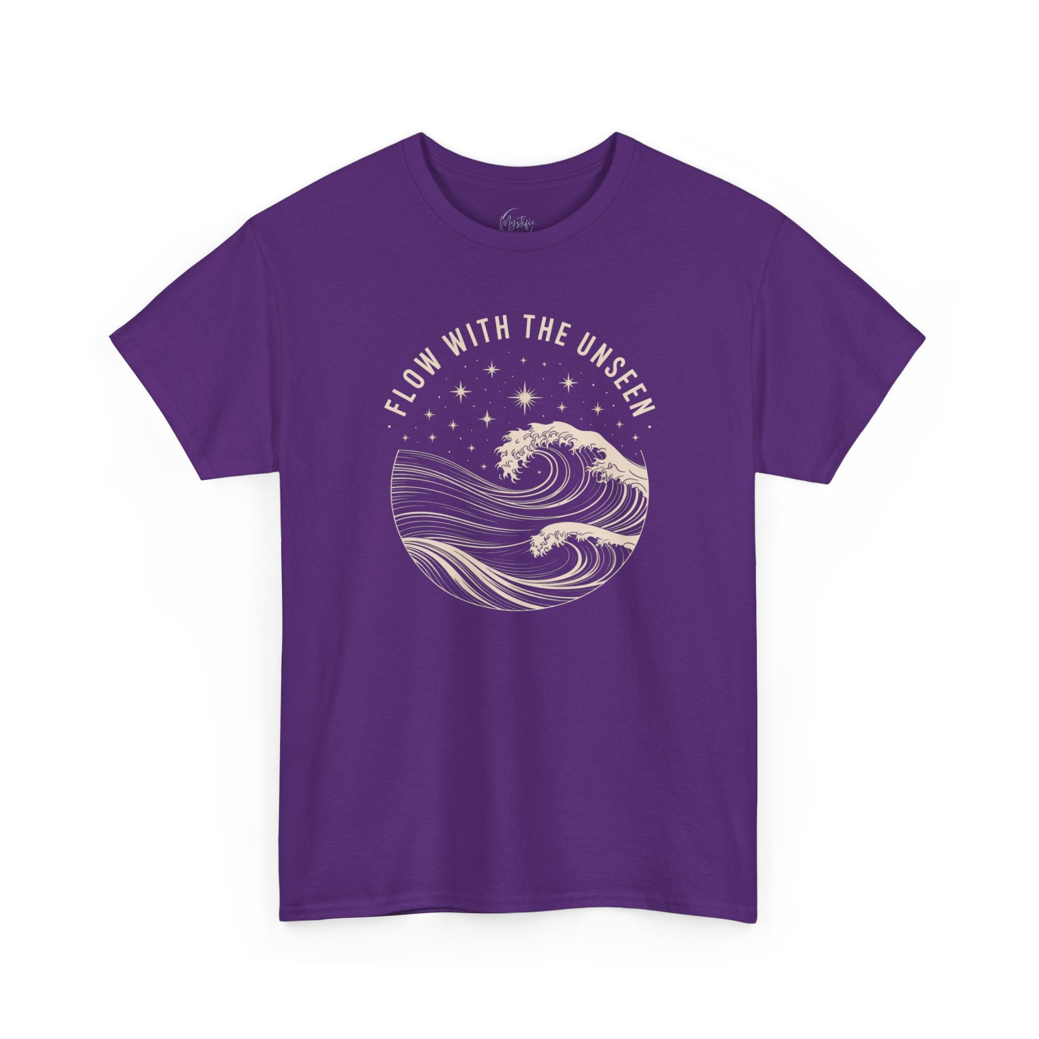 Flow With The Unseen Unisex Cotton T-Shirt