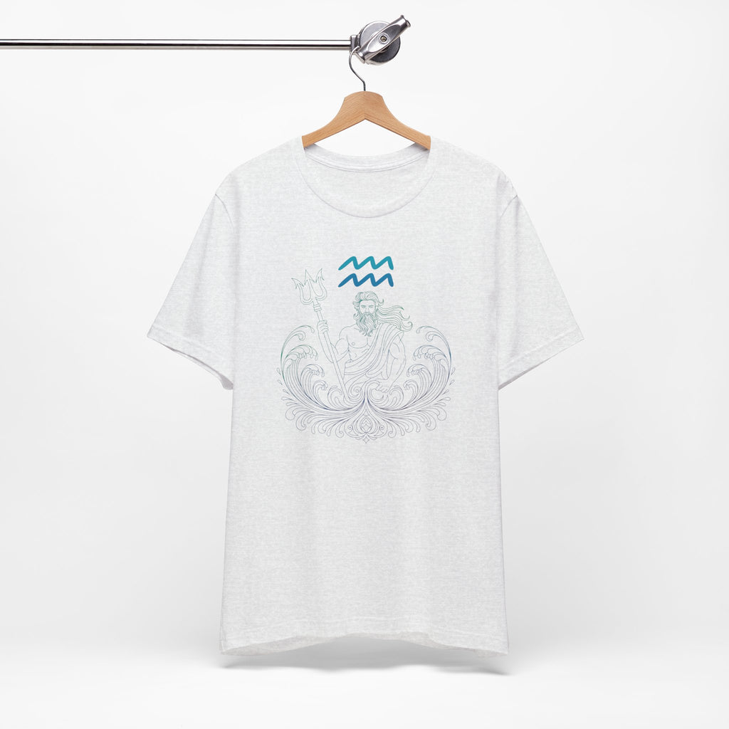 Astrology Zodiac Aquarius Poseidon Unisex T-Shirt