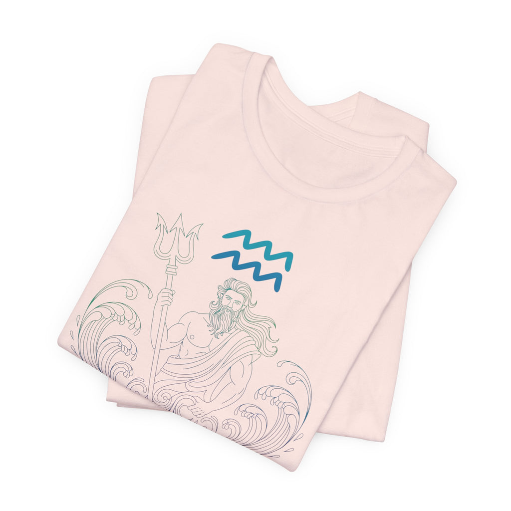 Astrology Zodiac Aquarius Poseidon Unisex T-Shirt