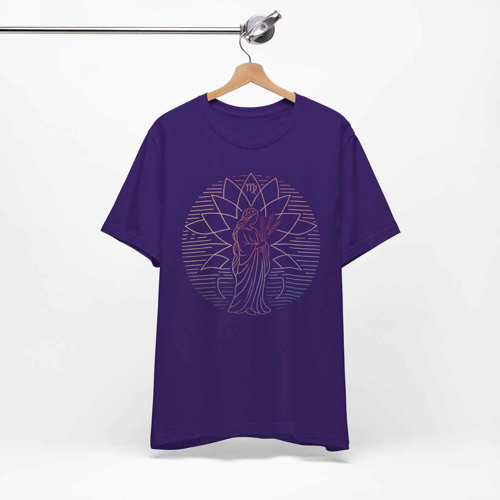 Astrology Zodiac Virgo Unisex Mandala  T-Shirt