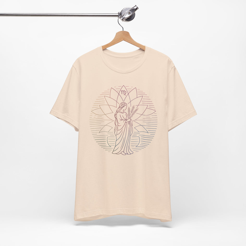 Astrology Zodiac Virgo Unisex Mandala  T-Shirt