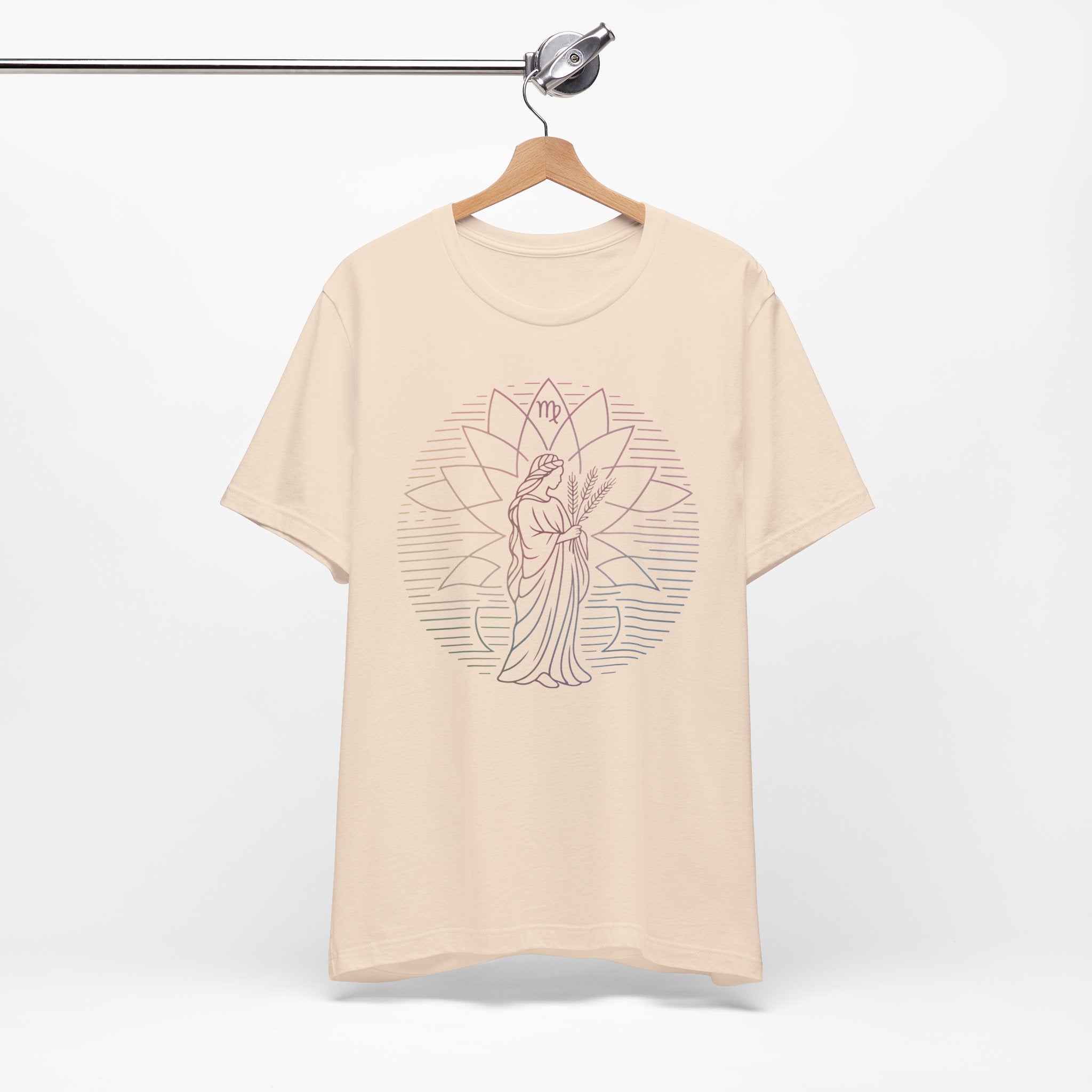 Astrology Zodiac Virgo Unisex Mandala  T-Shirt