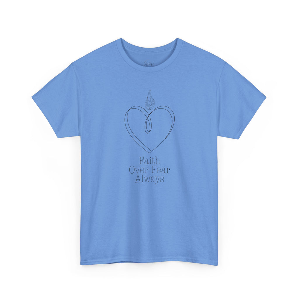 Faith Over Fear Always Unisex Cotton T-Shirt