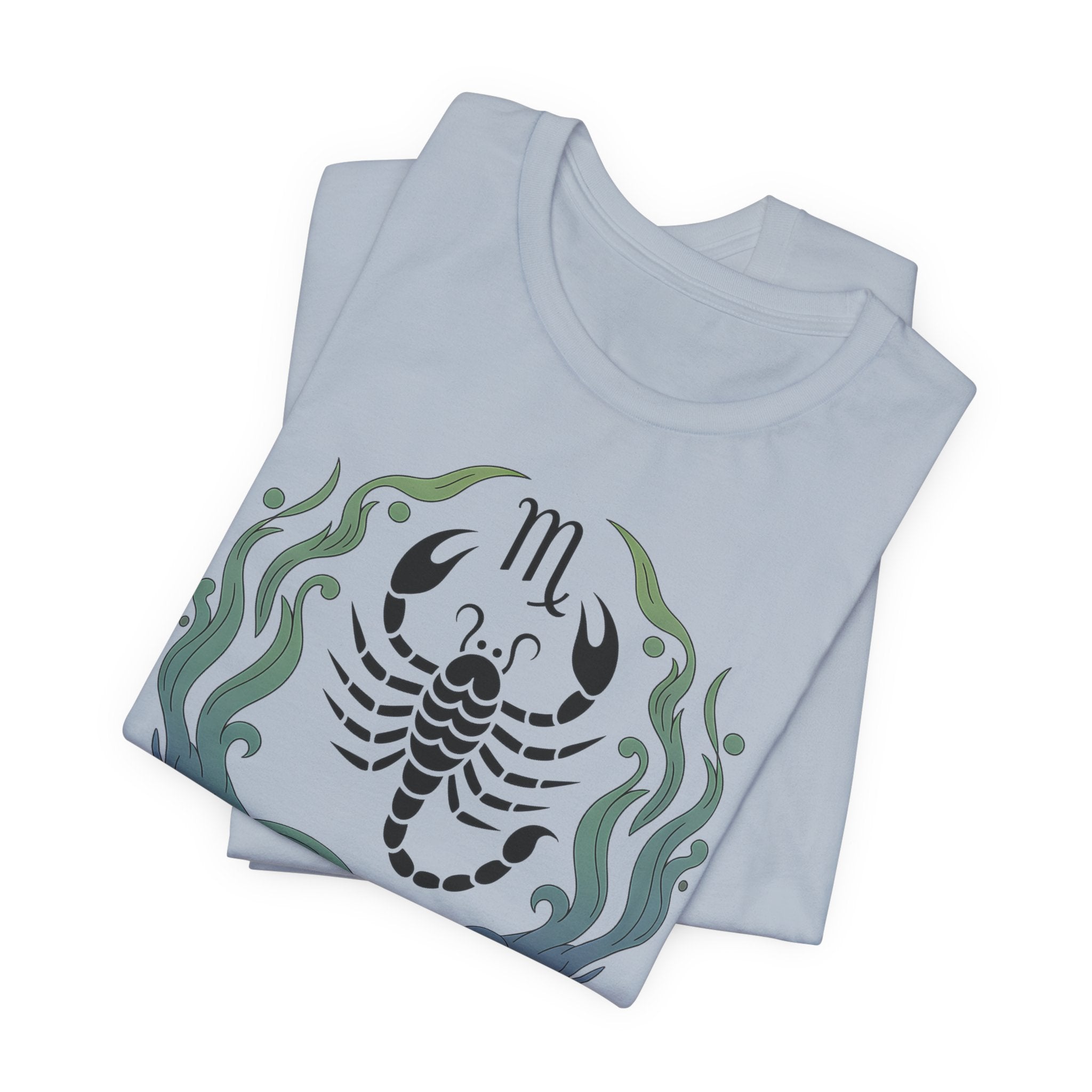 Astrology Zodiac Scorpio Unisex Flower T-Shirt