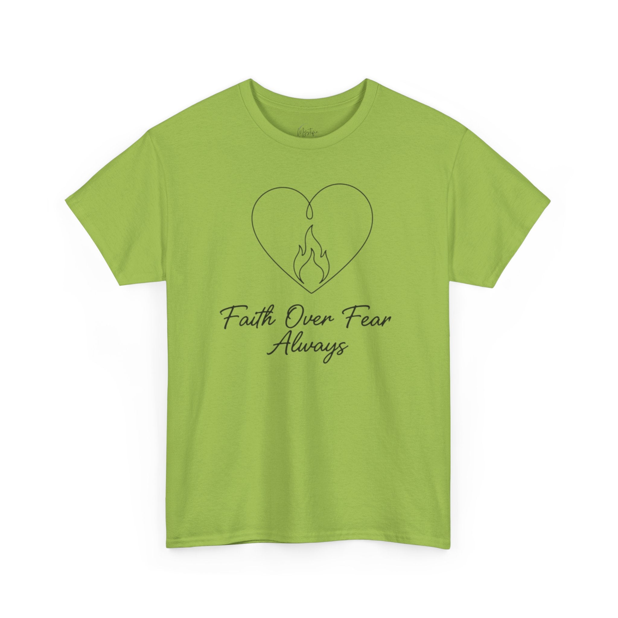 Faith Over Fear Always Unisex Cotton T-Shirt