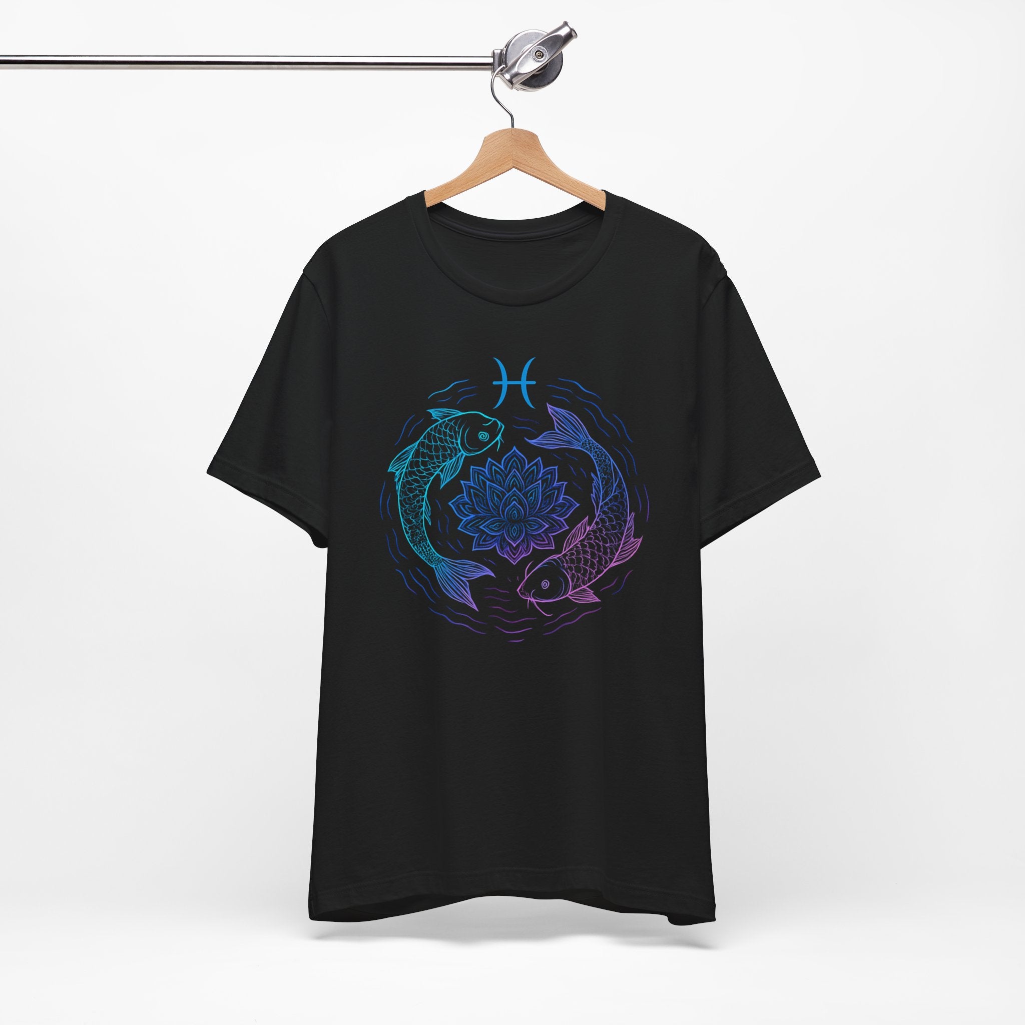 Astrology Zodiac Pisces Spiritual Neon Unisex T-Shirt