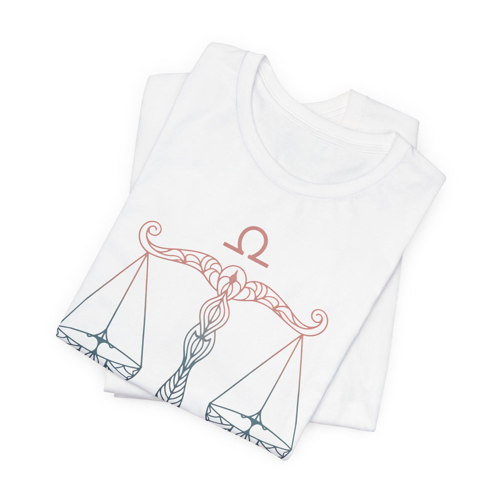 Astrology Zodiac Libra Balance Mandala Unisex T-Shirt
