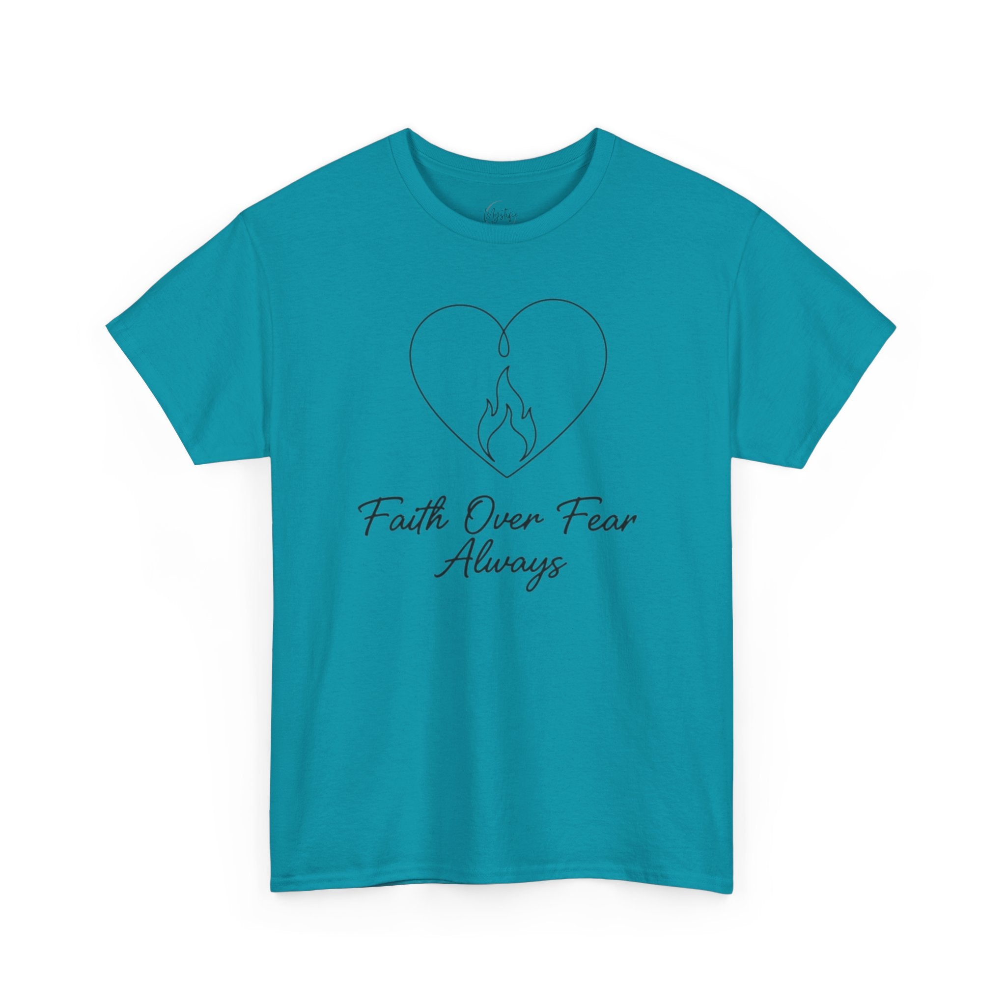 Faith Over Fear Always Unisex Cotton T-Shirt