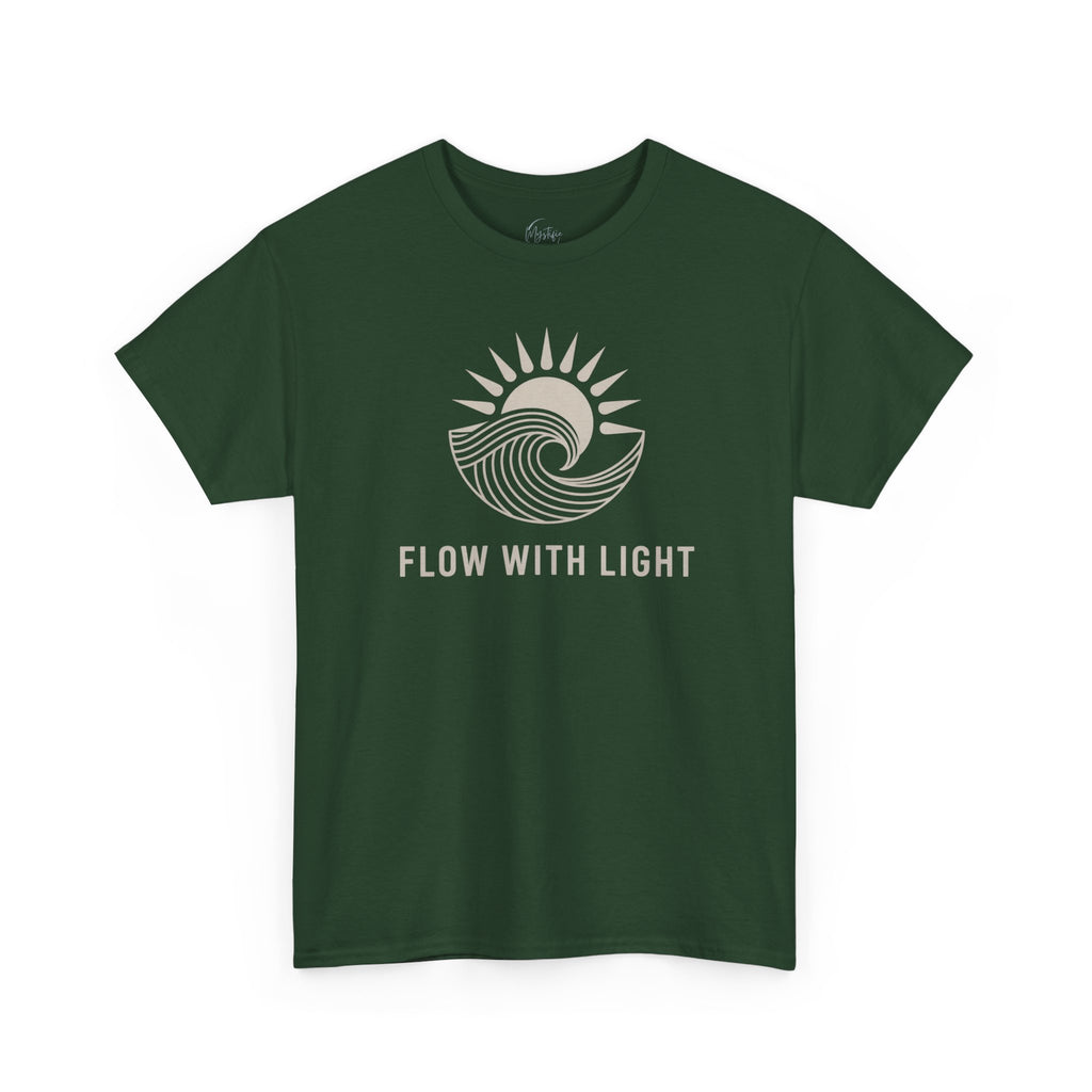 Flow With Light Unisex Cotton T-Shirt