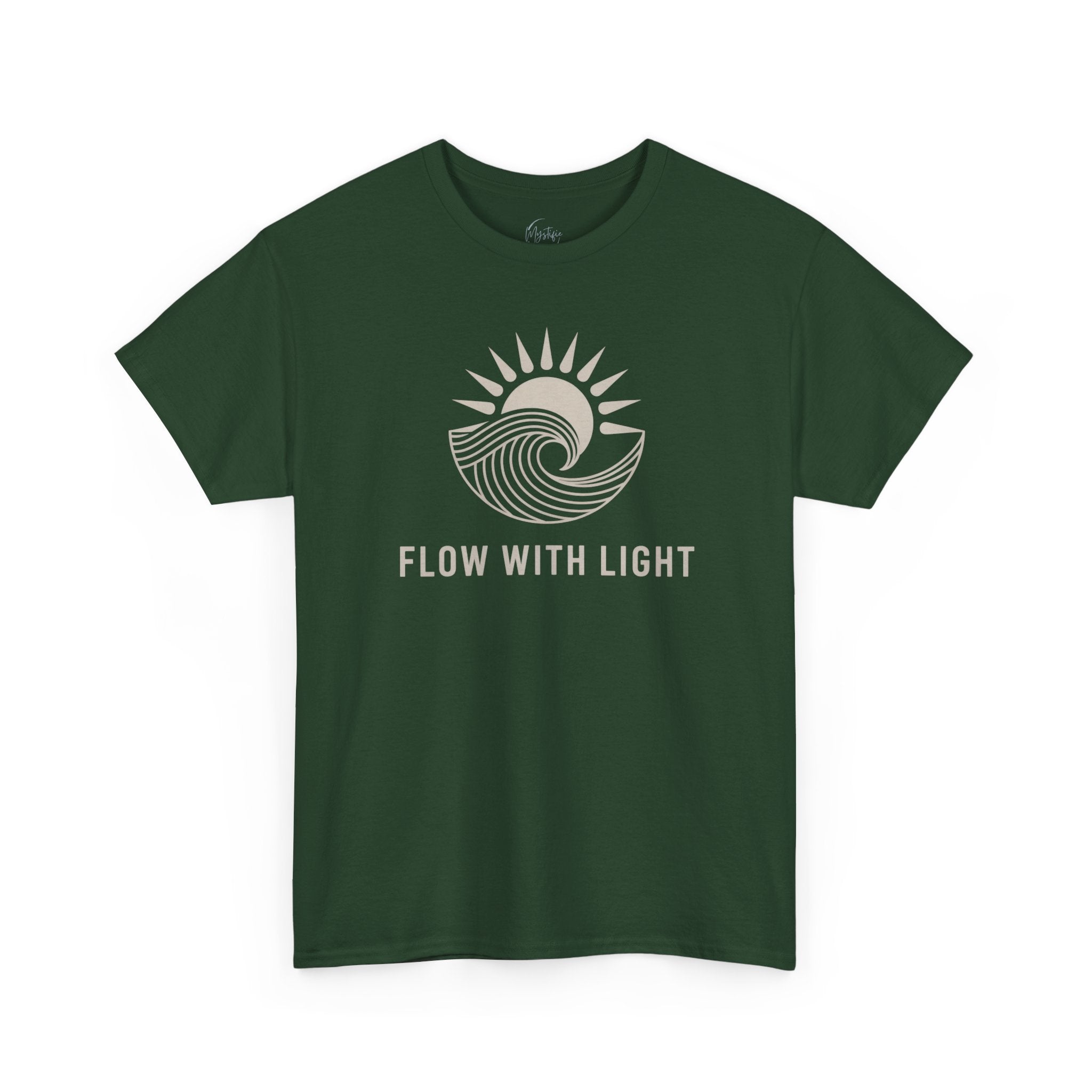 Flow With Light Unisex Cotton T-Shirt