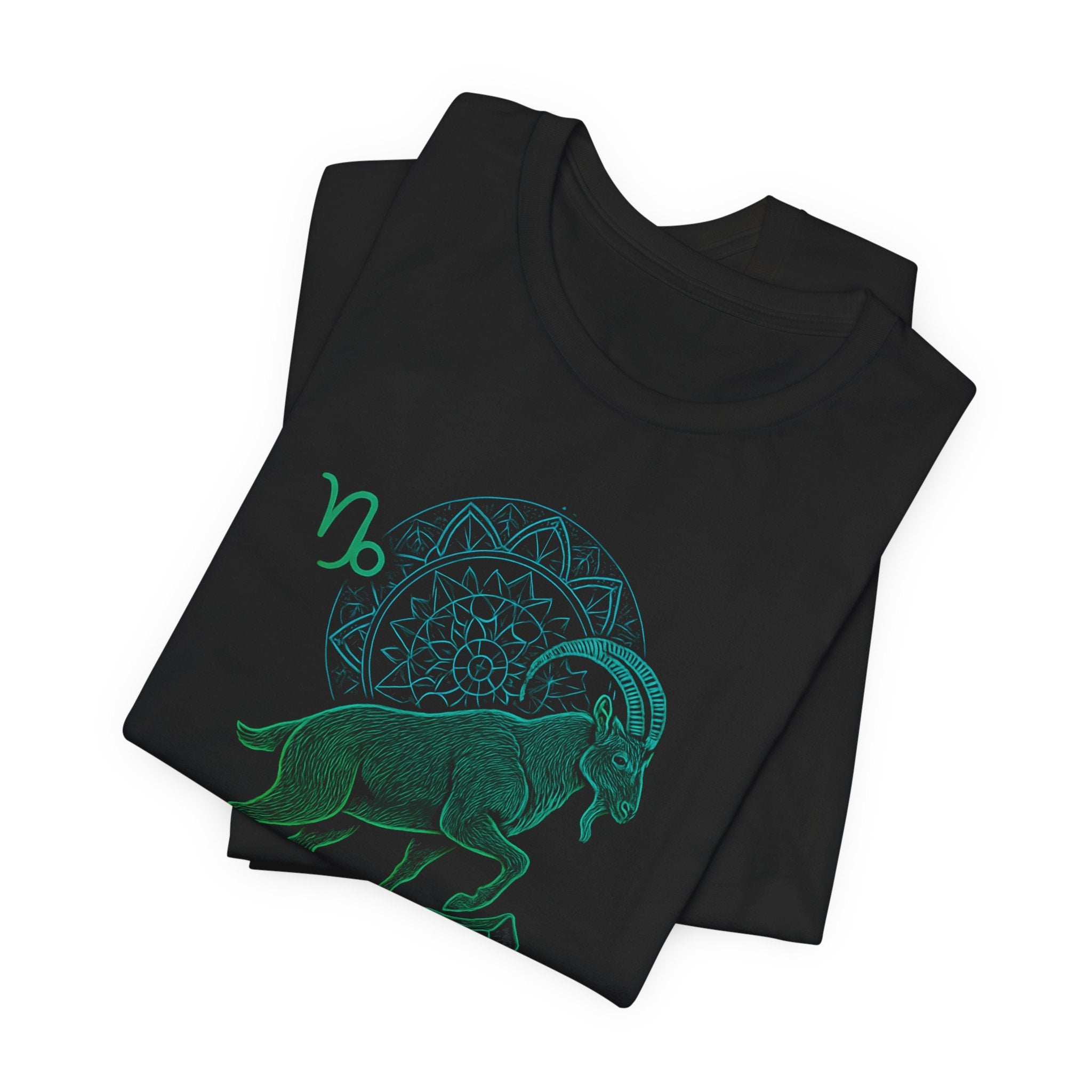 Astrology Zodiac Capricorn Spiritual Neon Unisex T-Shirt