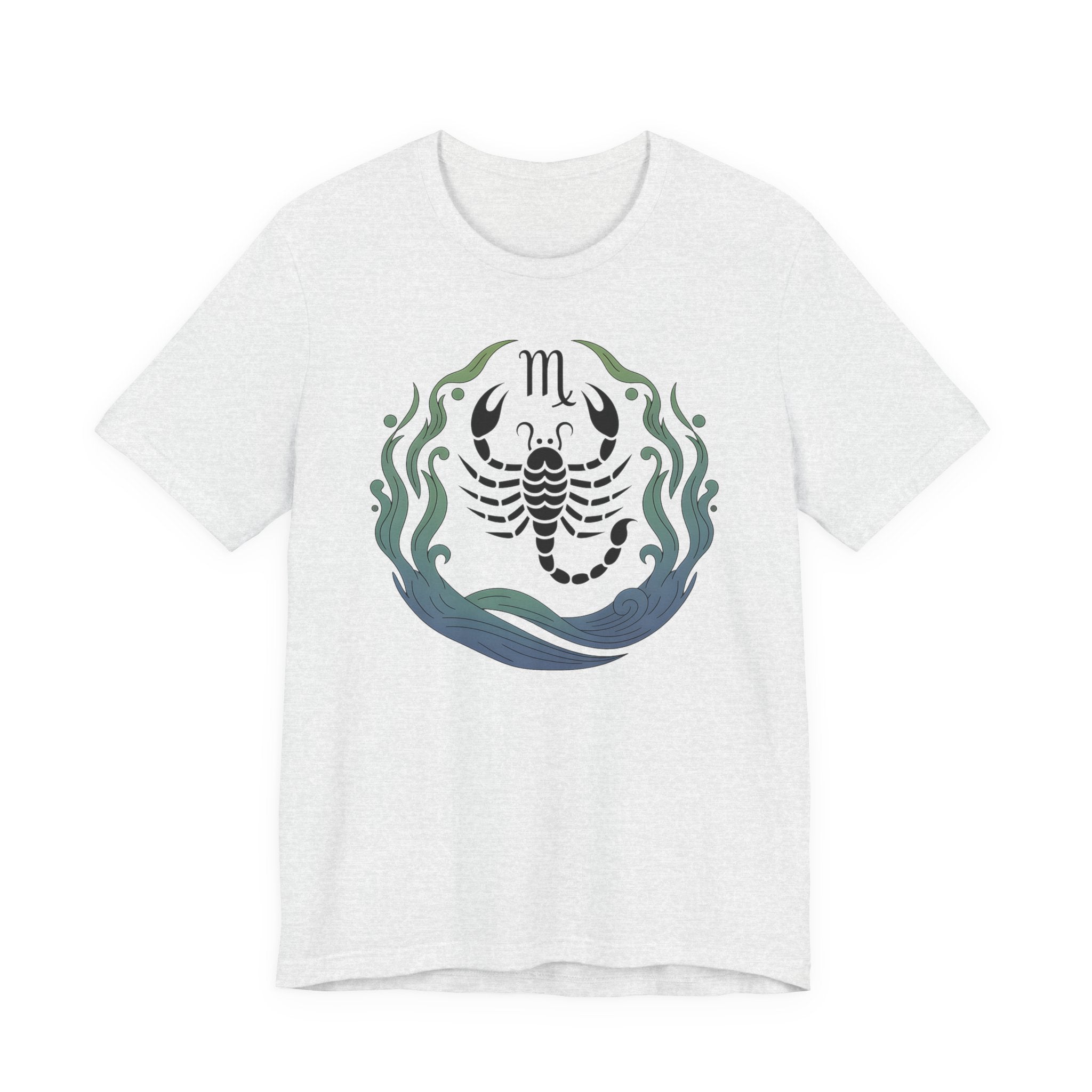 Astrology Zodiac Scorpio Unisex Flower T-Shirt