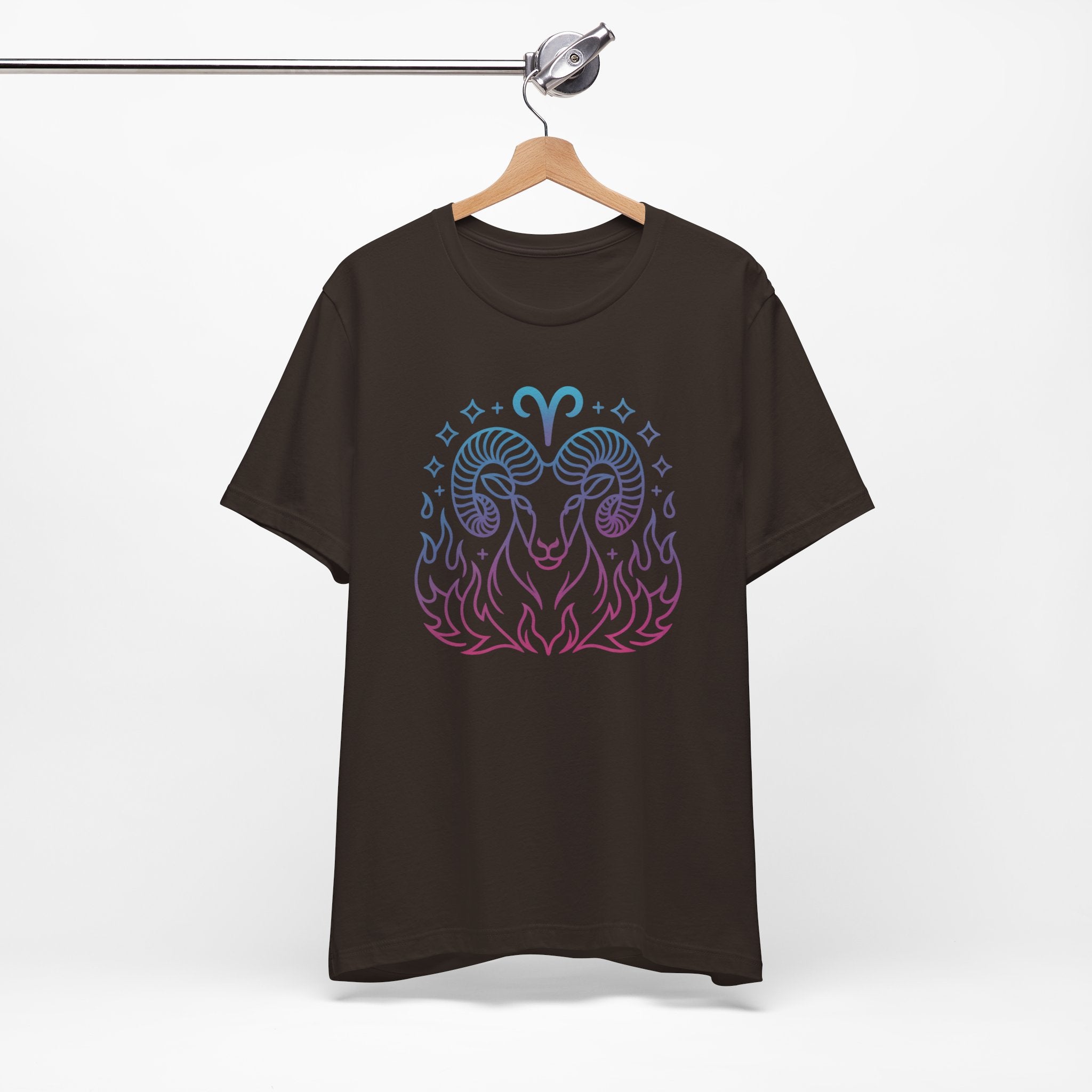 Astrology Zodiac Aries Neon Unisex T-Shirt