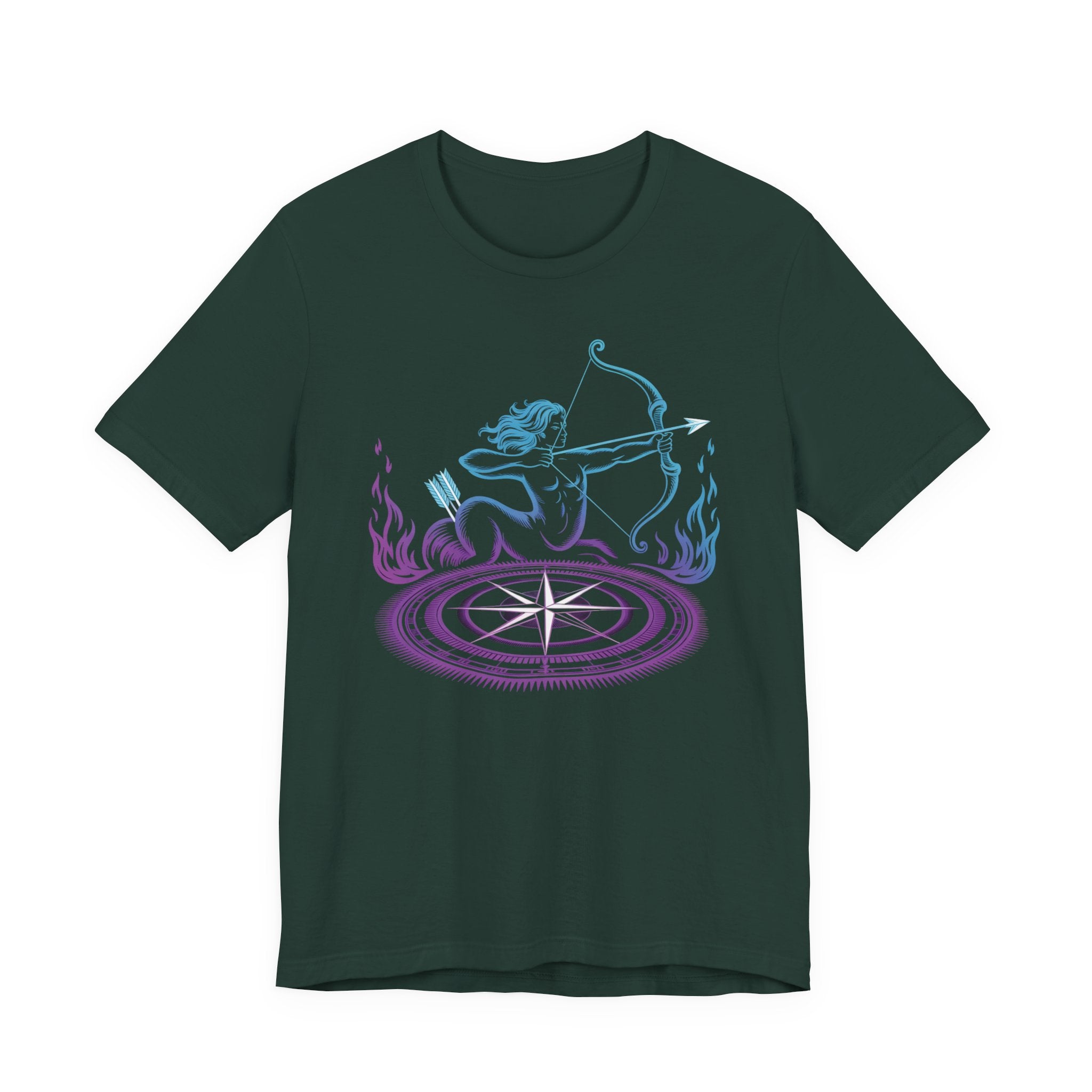 Astrology Zodiac Sagittarius Centaur Archer Holographic Unisex T-Shirt