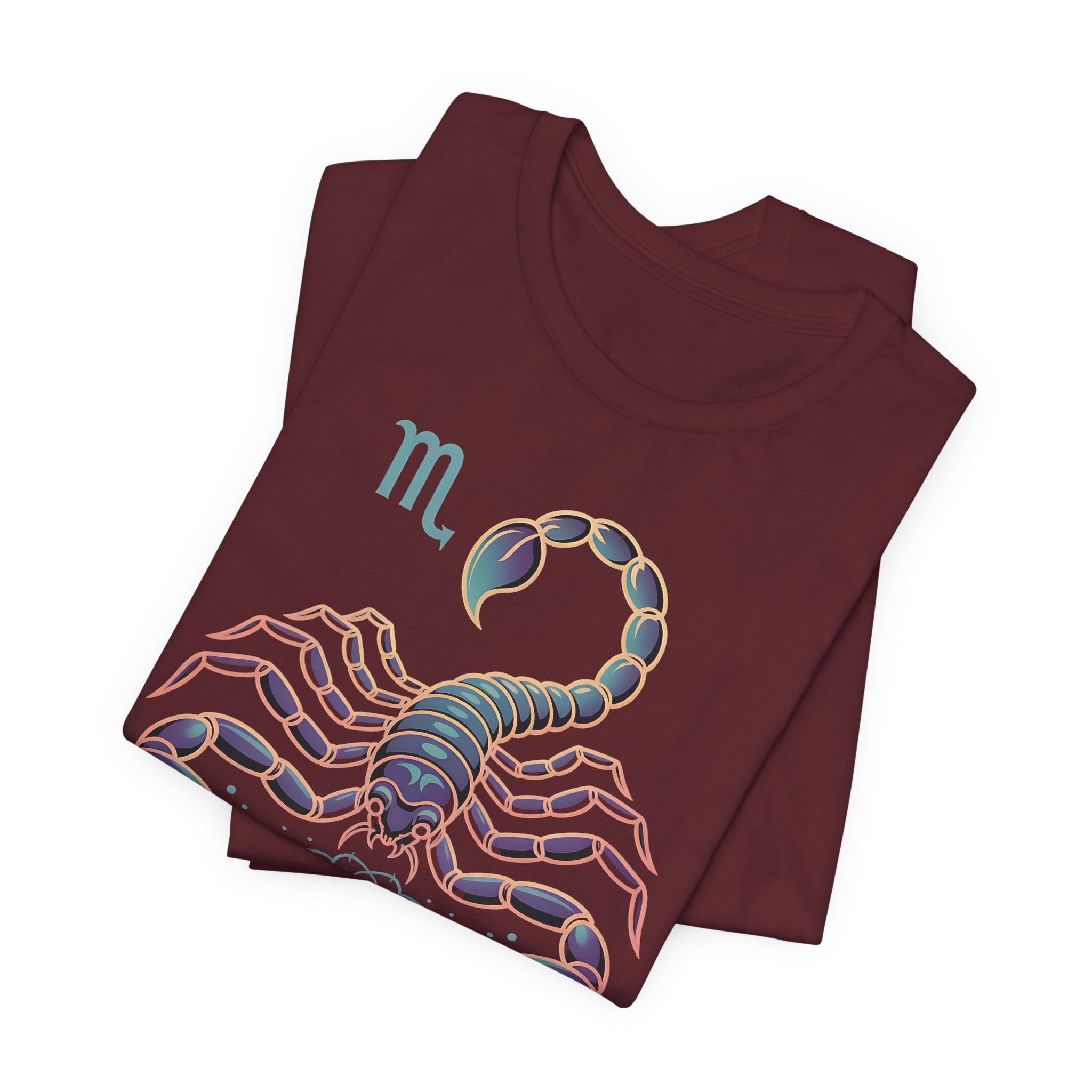 Astrology Zodiac Scorpio Unisex Flower T-Shirt