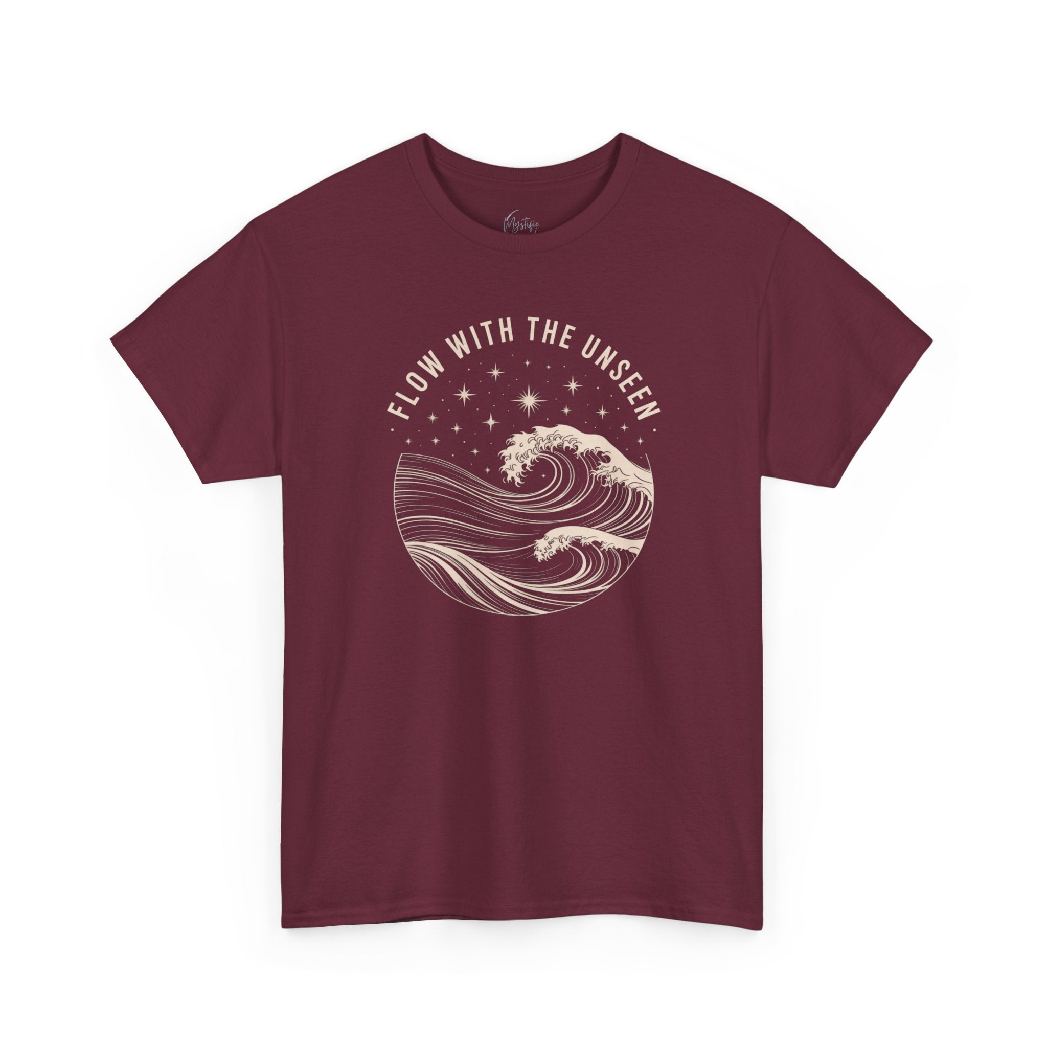 Flow With The Unseen Unisex Cotton T-Shirt