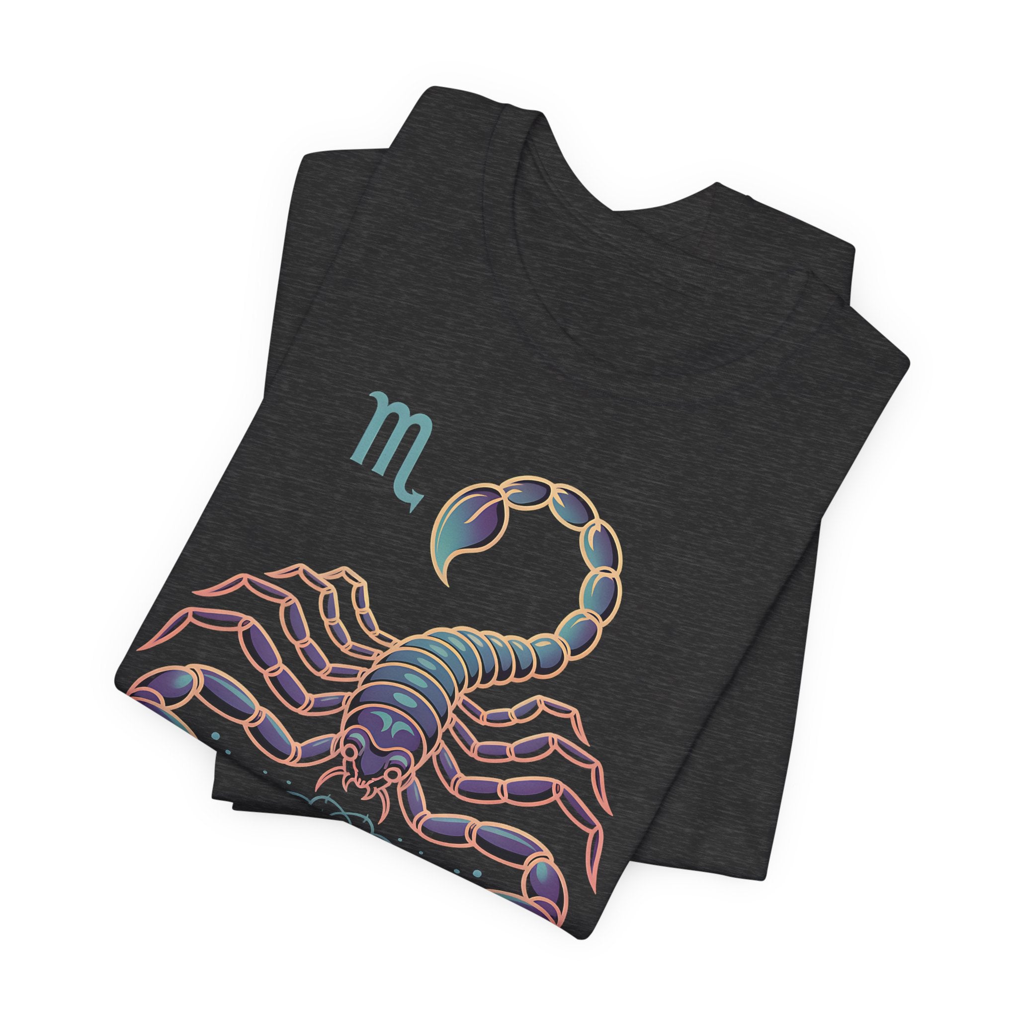Astrology Zodiac Scorpio Unisex Flower T-Shirt
