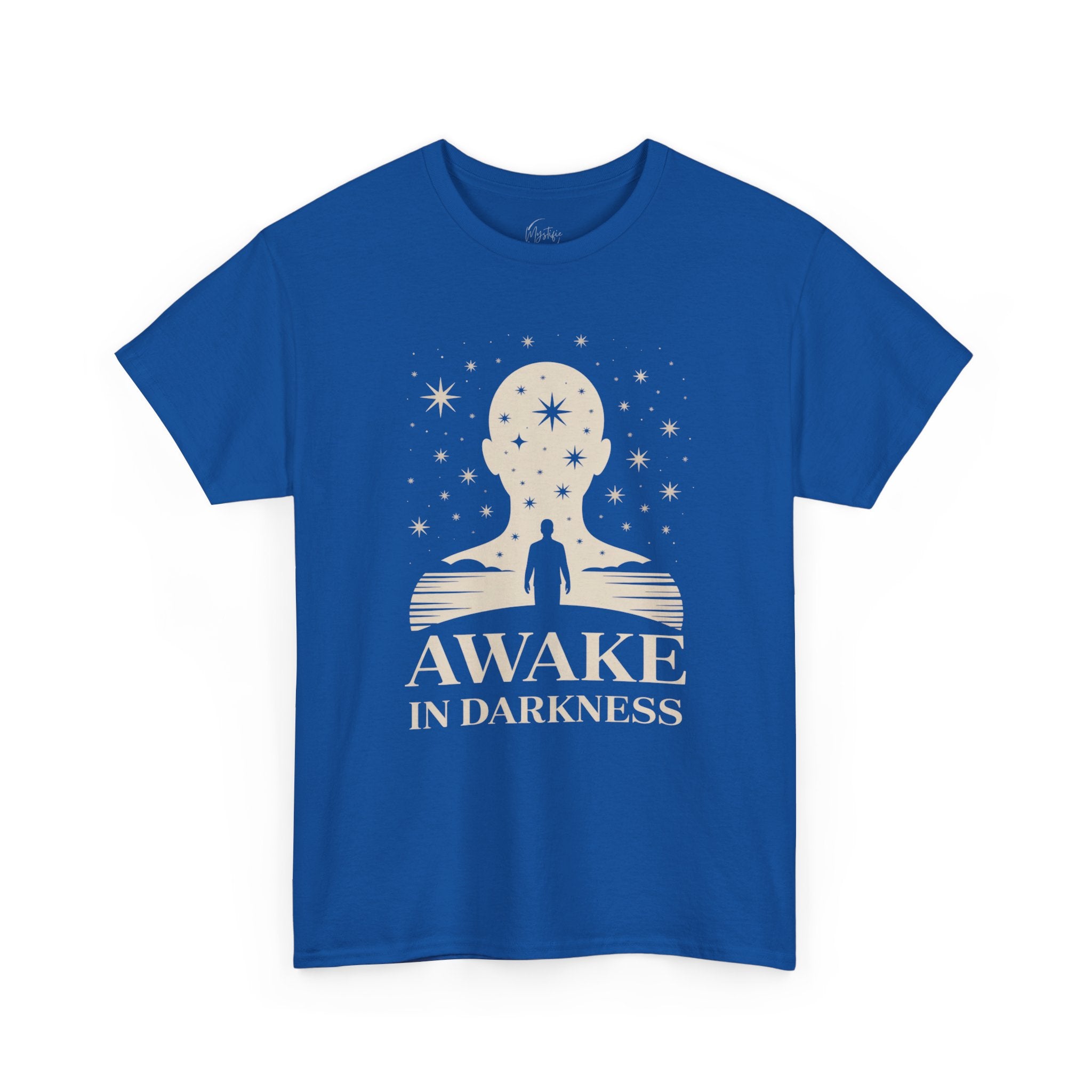 Awake In Darkness Unisex Cotton T-Shirt
