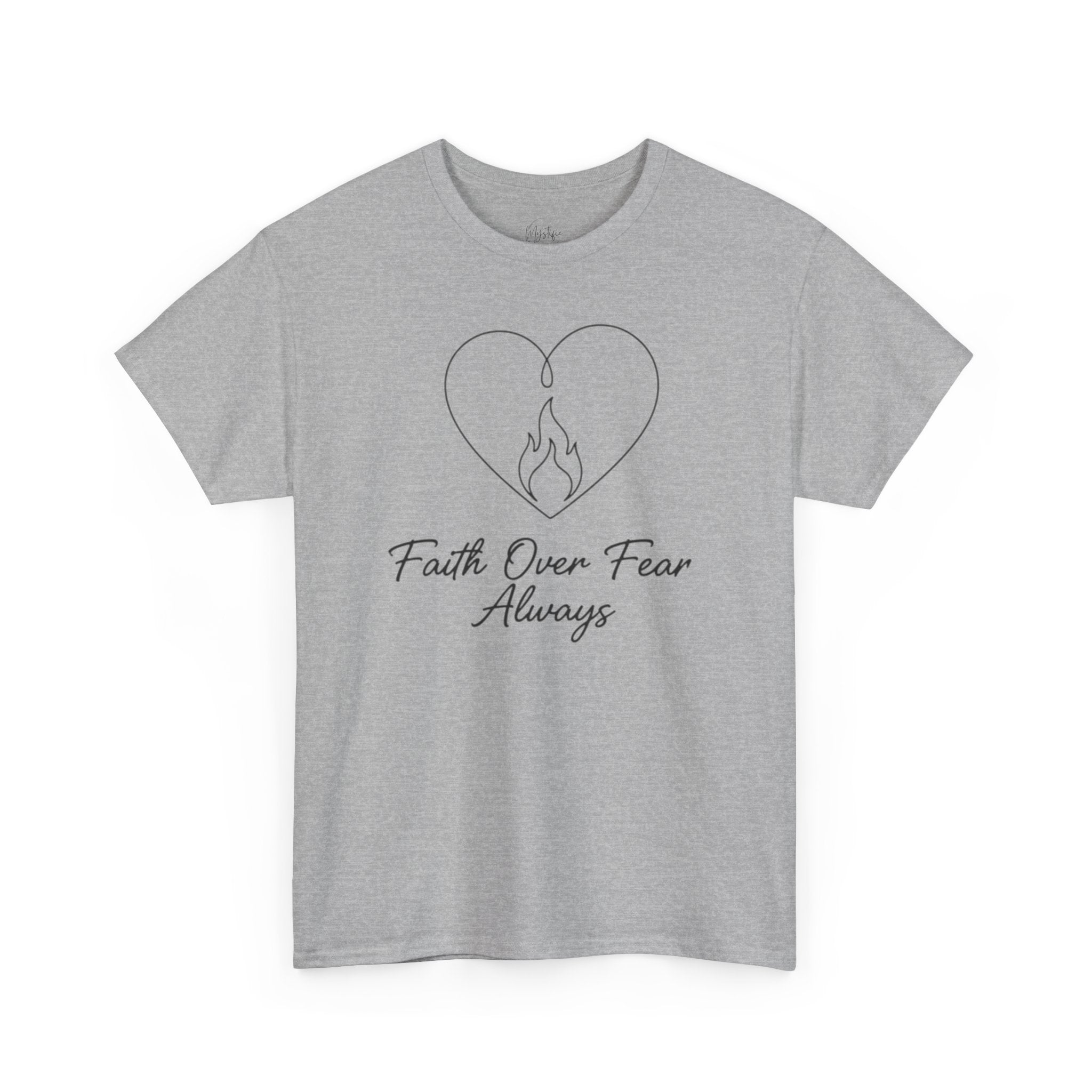 Faith Over Fear Always Unisex Cotton T-Shirt