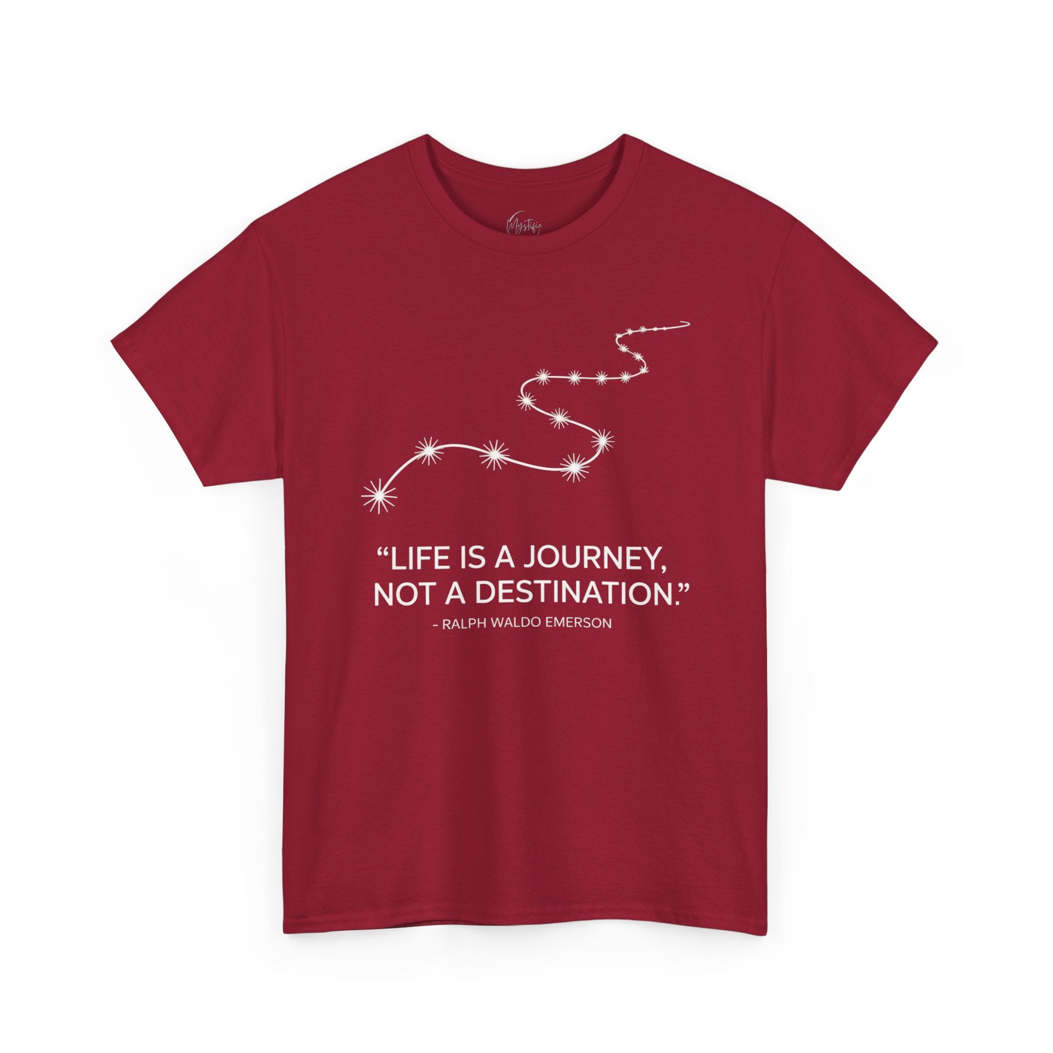 Life Is A Journey, Not A Destination Unisex Cotton T-Shirt
