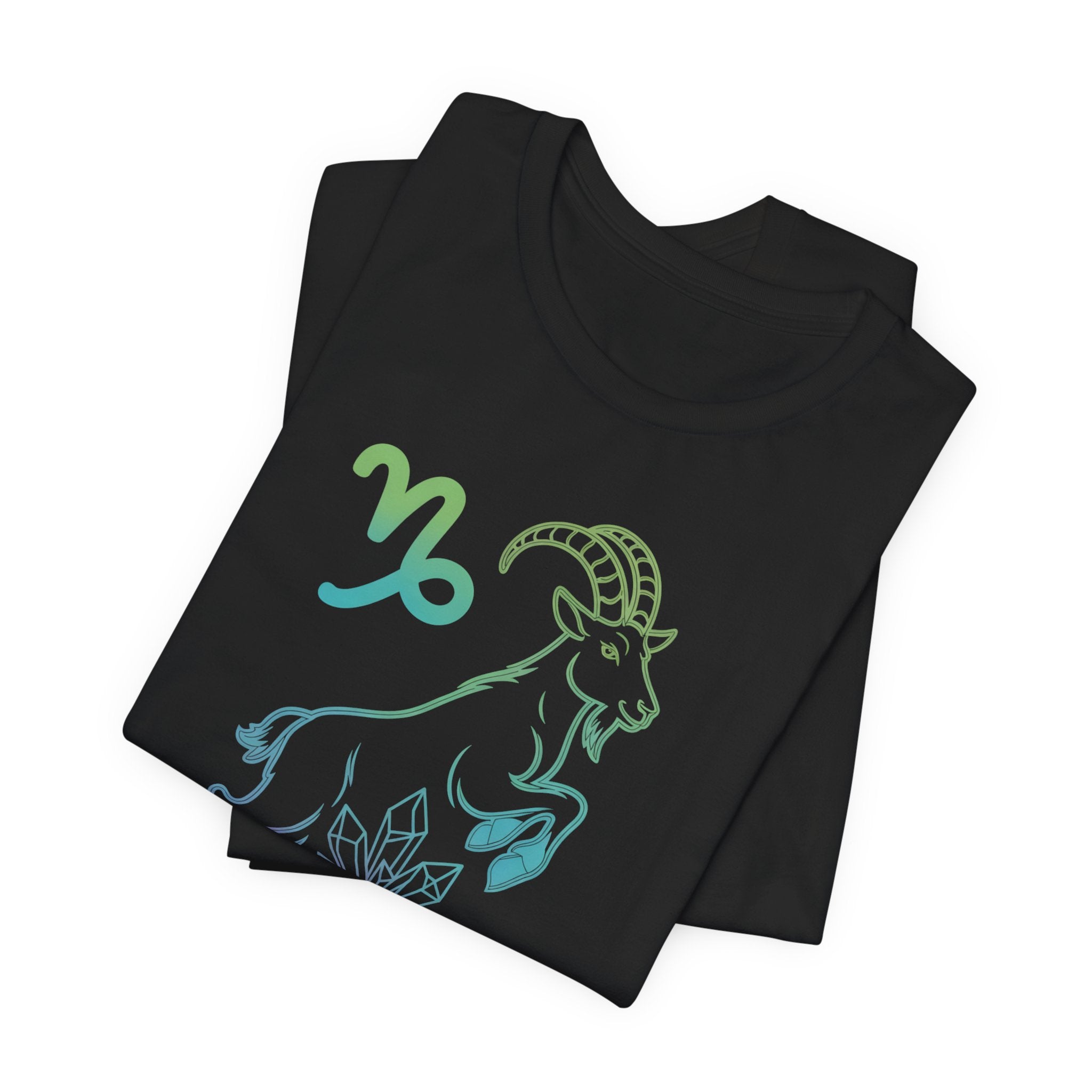 Astrology Zodiac Capricorn Spiritual Neon Unisex T-Shirt