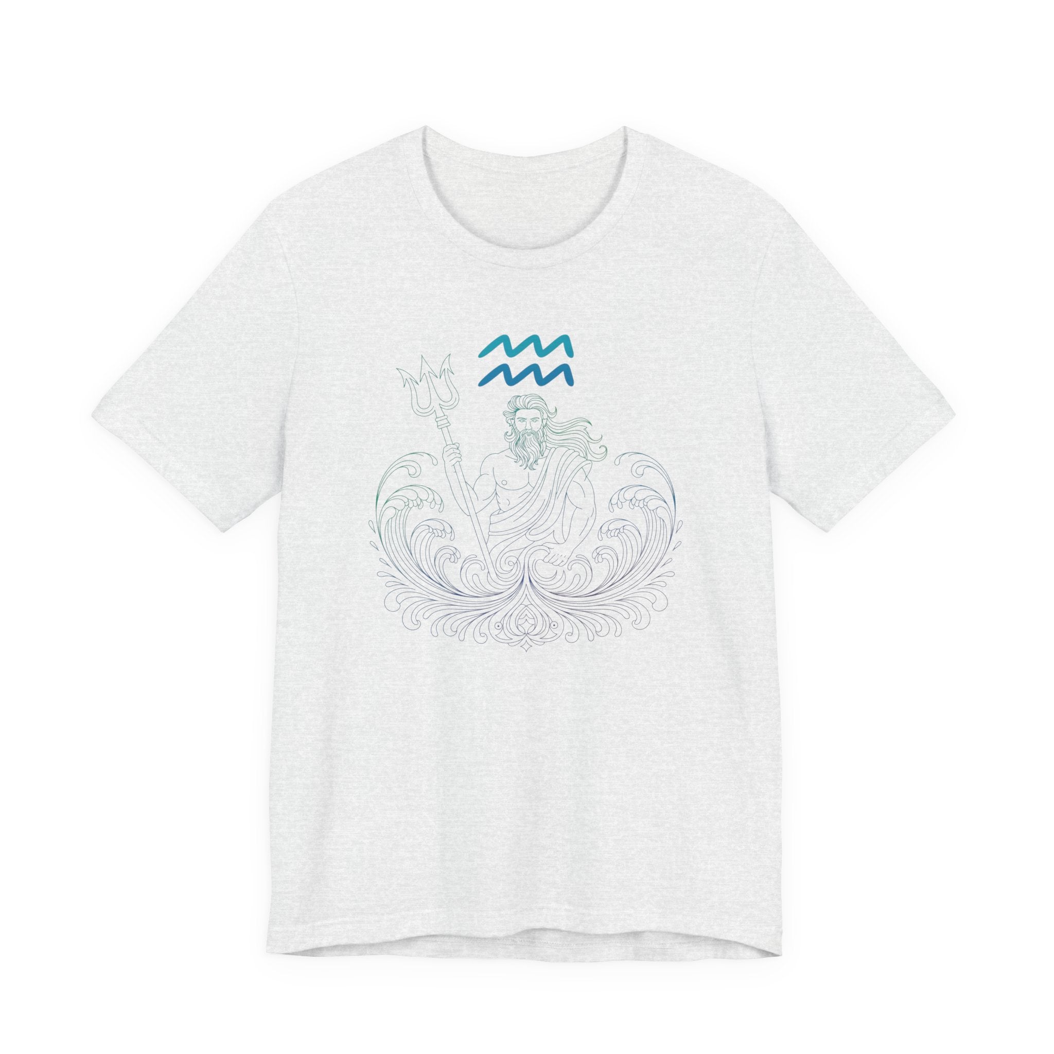 Astrology Zodiac Aquarius Poseidon Unisex T-Shirt