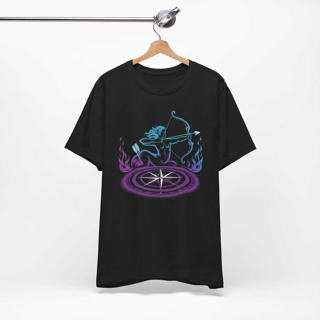 Astrology Zodiac Sagittarius Centaur Archer Holographic Unisex T-Shirt