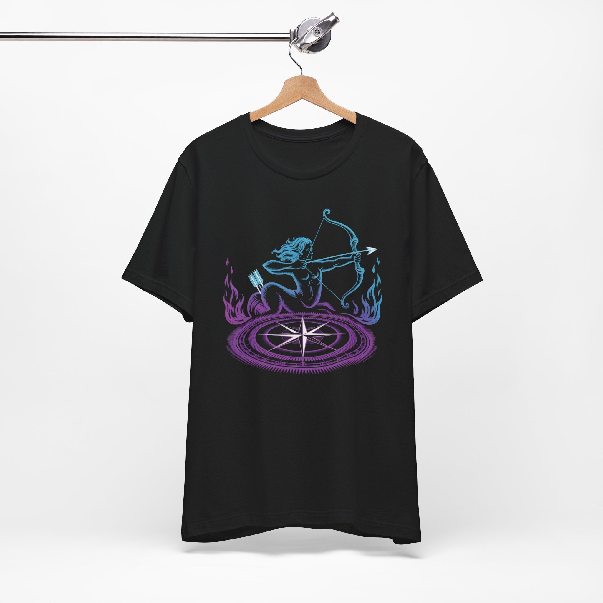Astrology Zodiac Sagittarius Centaur Archer Holographic Unisex T-Shirt