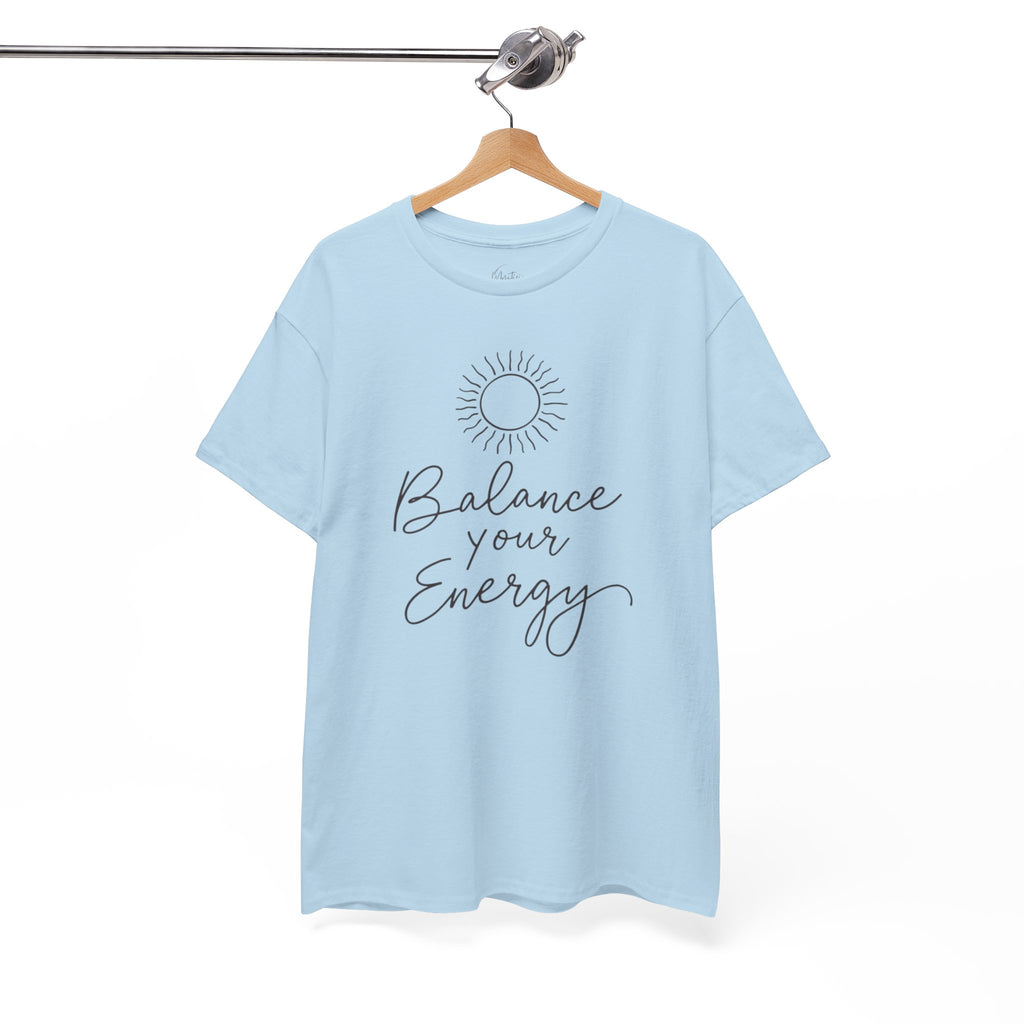 Balance Your Energy Unisex Cotton T-Shirt