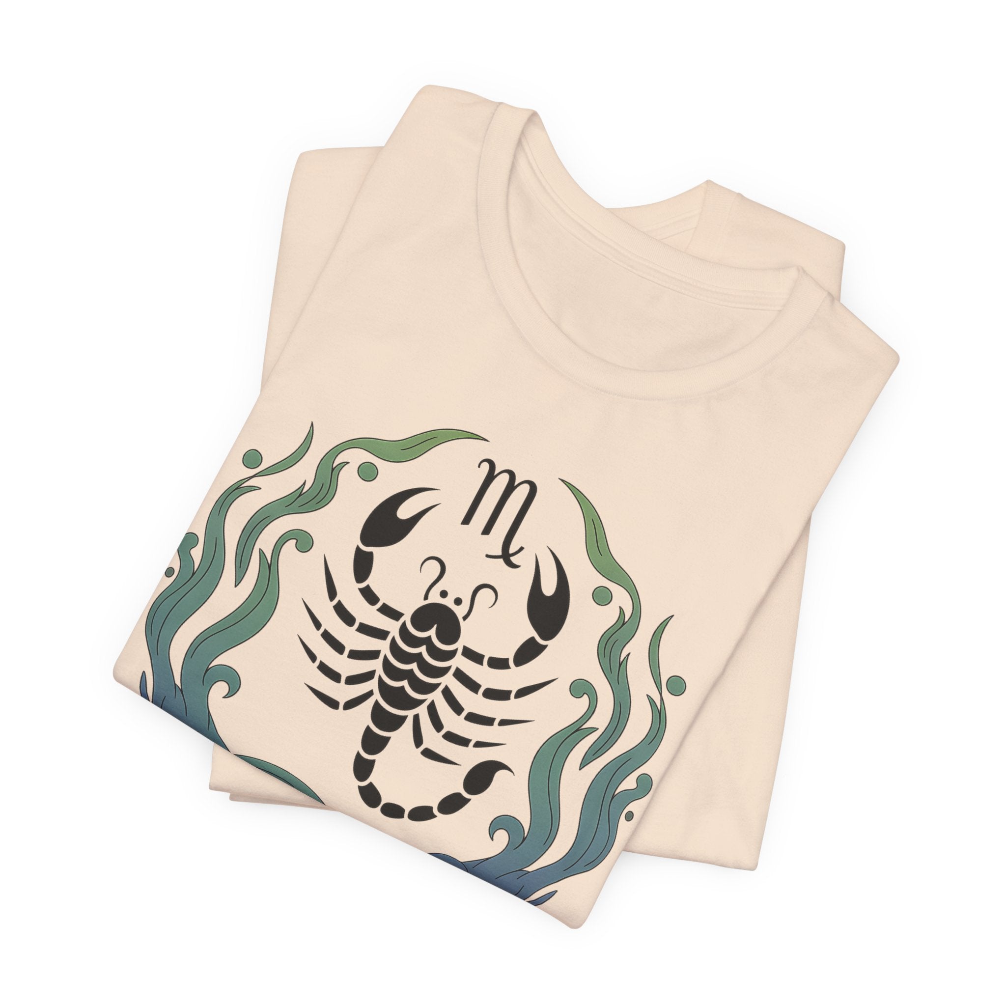 Astrology Zodiac Scorpio Unisex Flower T-Shirt