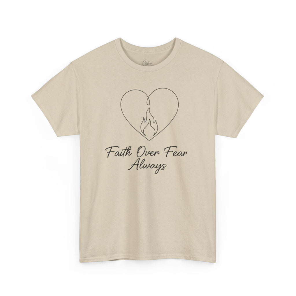 Faith Over Fear Always Unisex Cotton T-Shirt