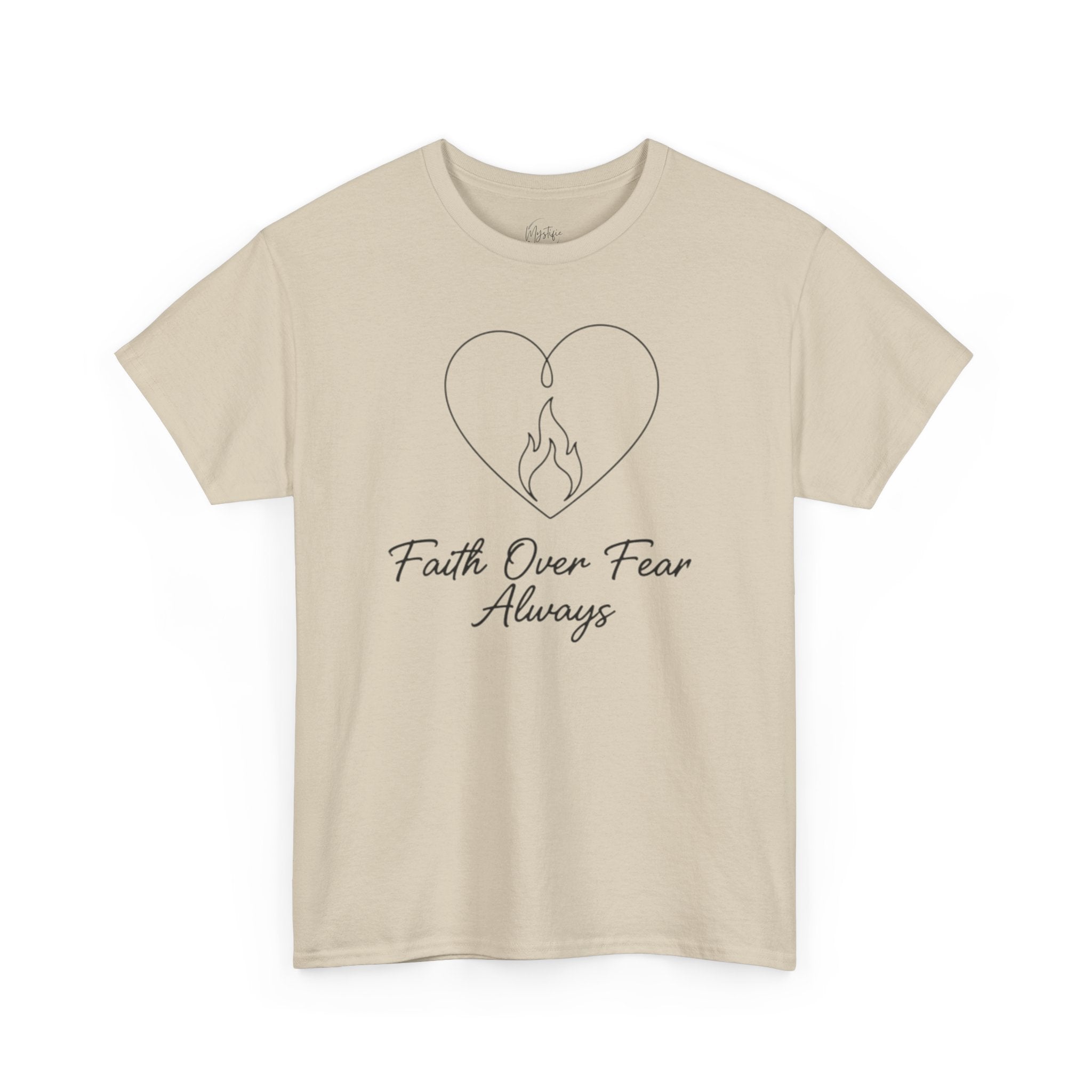 Faith Over Fear Always Unisex Cotton T-Shirt