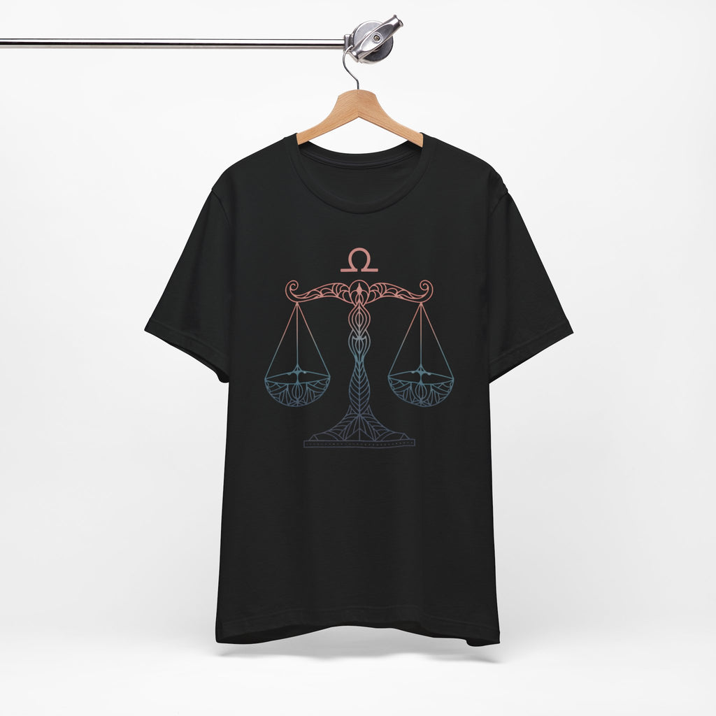 Astrology Zodiac Libra Balance Mandala Unisex T-Shirt