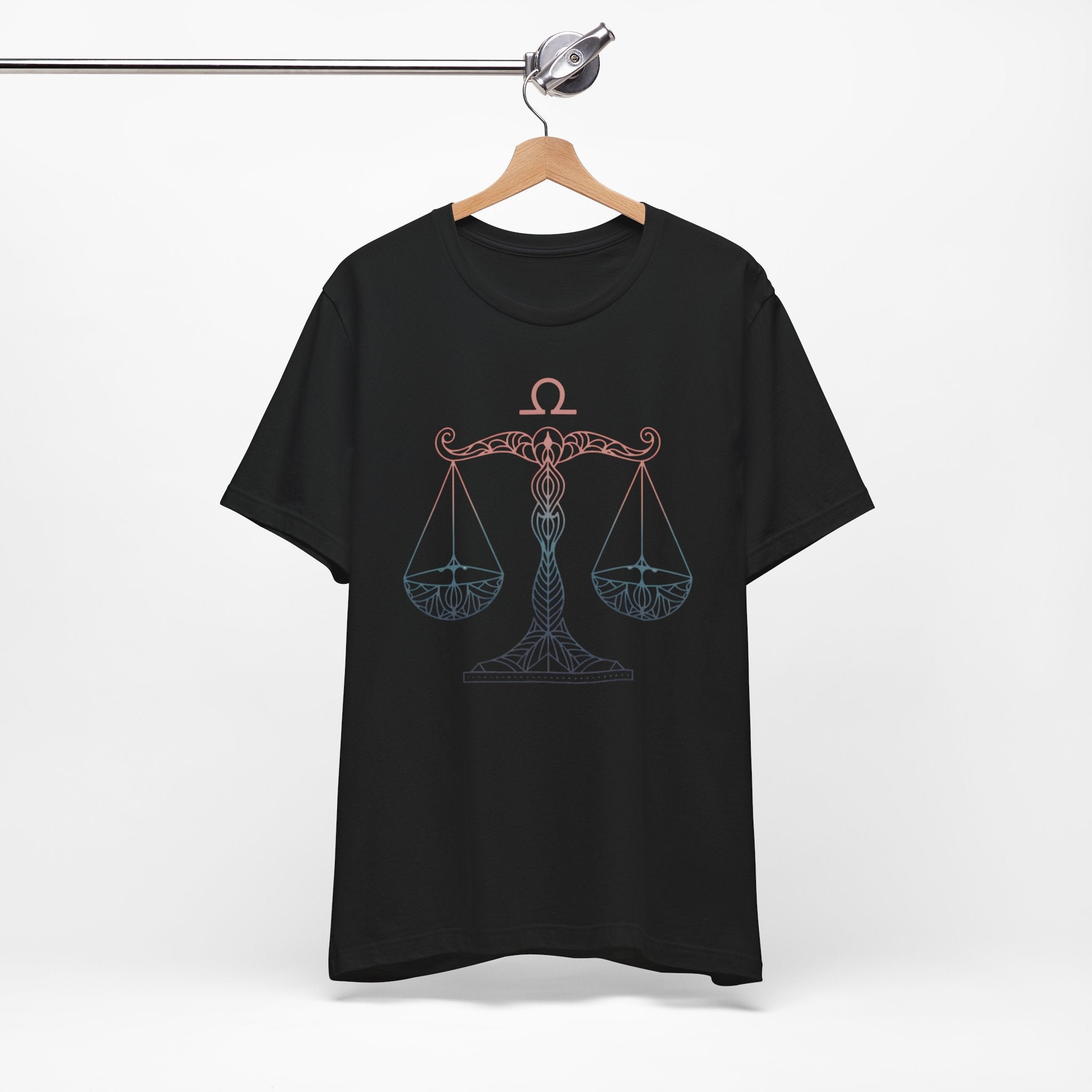 Astrology Zodiac Libra Balance Mandala Unisex T-Shirt