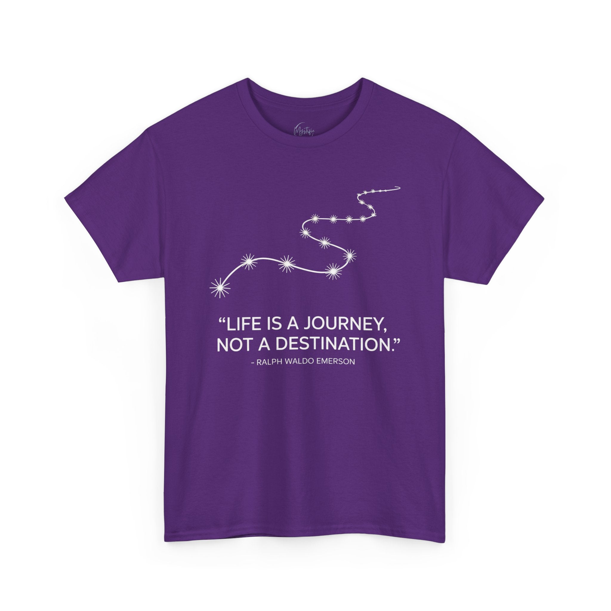Life Is A Journey, Not A Destination Unisex Cotton T-Shirt