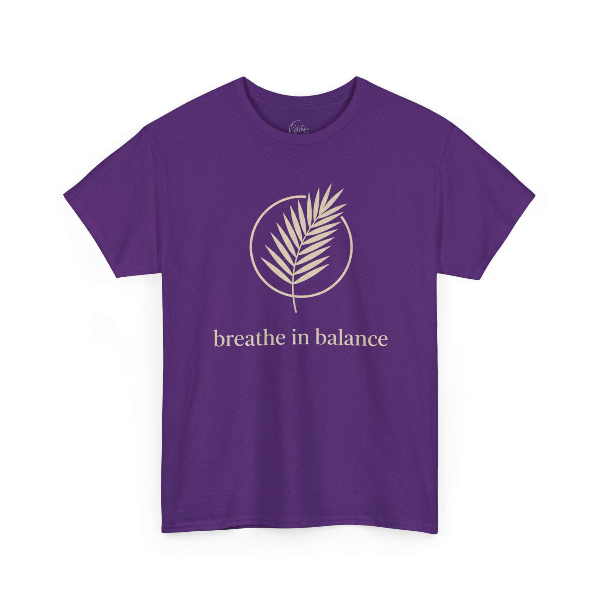 Breathe In Balance Unisex Cotton T-Shirt