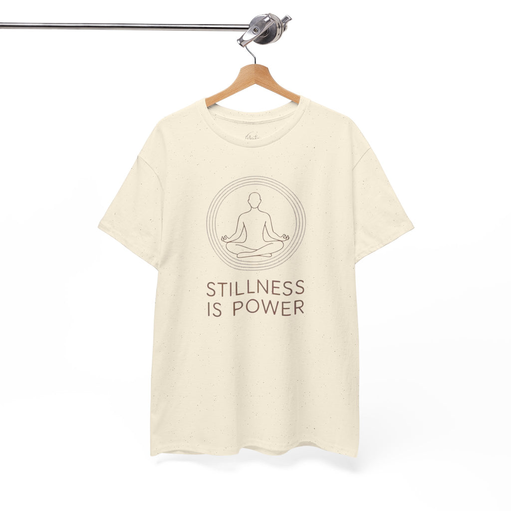 Stillness Is Power Unisex Cotton T-Shirt