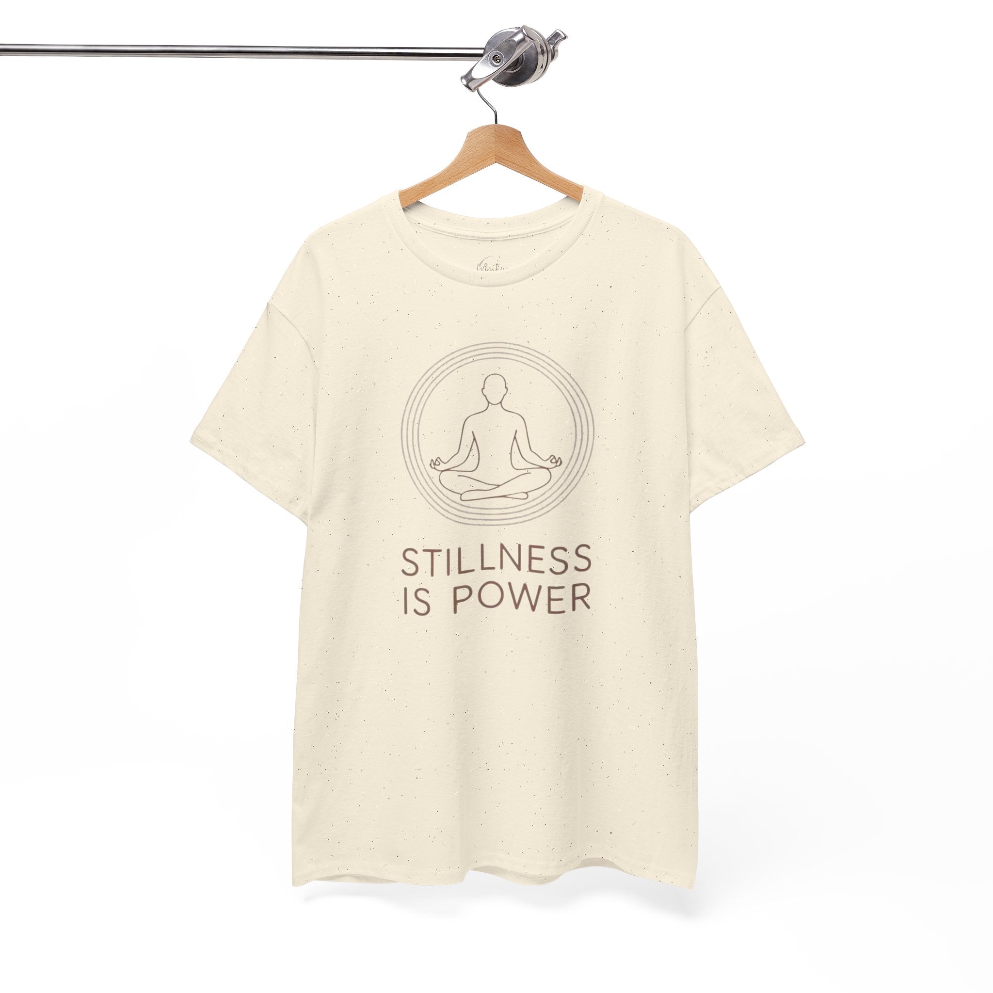 Stillness Is Power Unisex Cotton T-Shirt