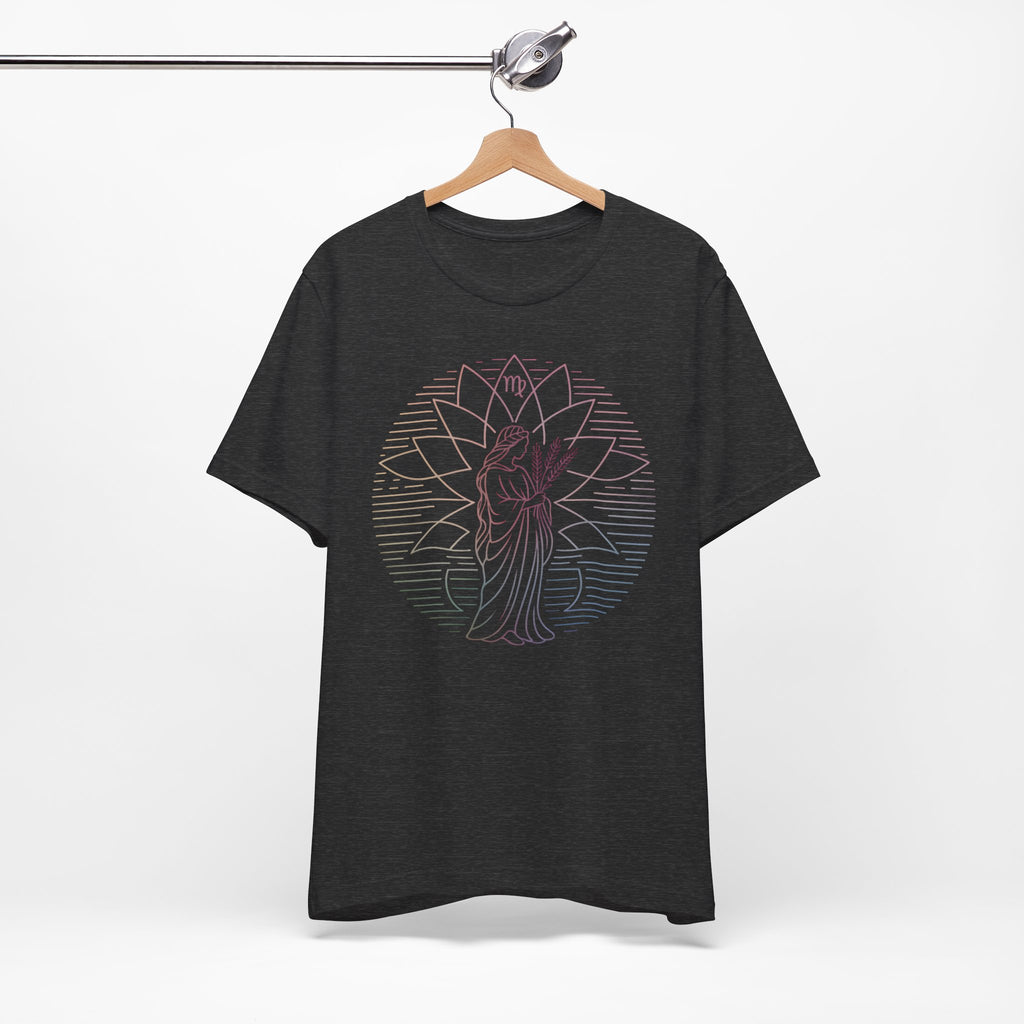 Astrology Zodiac Virgo Unisex Mandala  T-Shirt