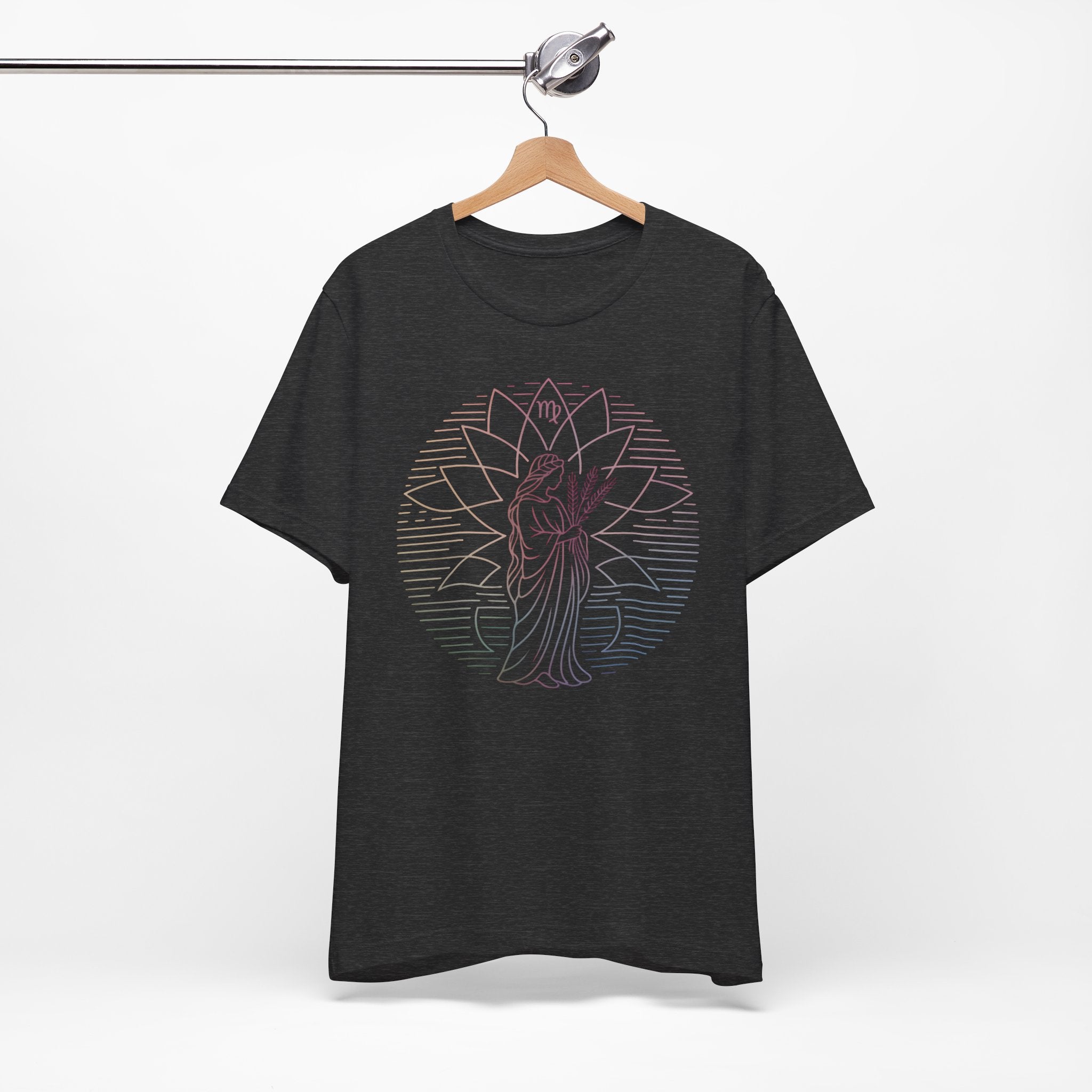 Astrology Zodiac Virgo Unisex Mandala  T-Shirt