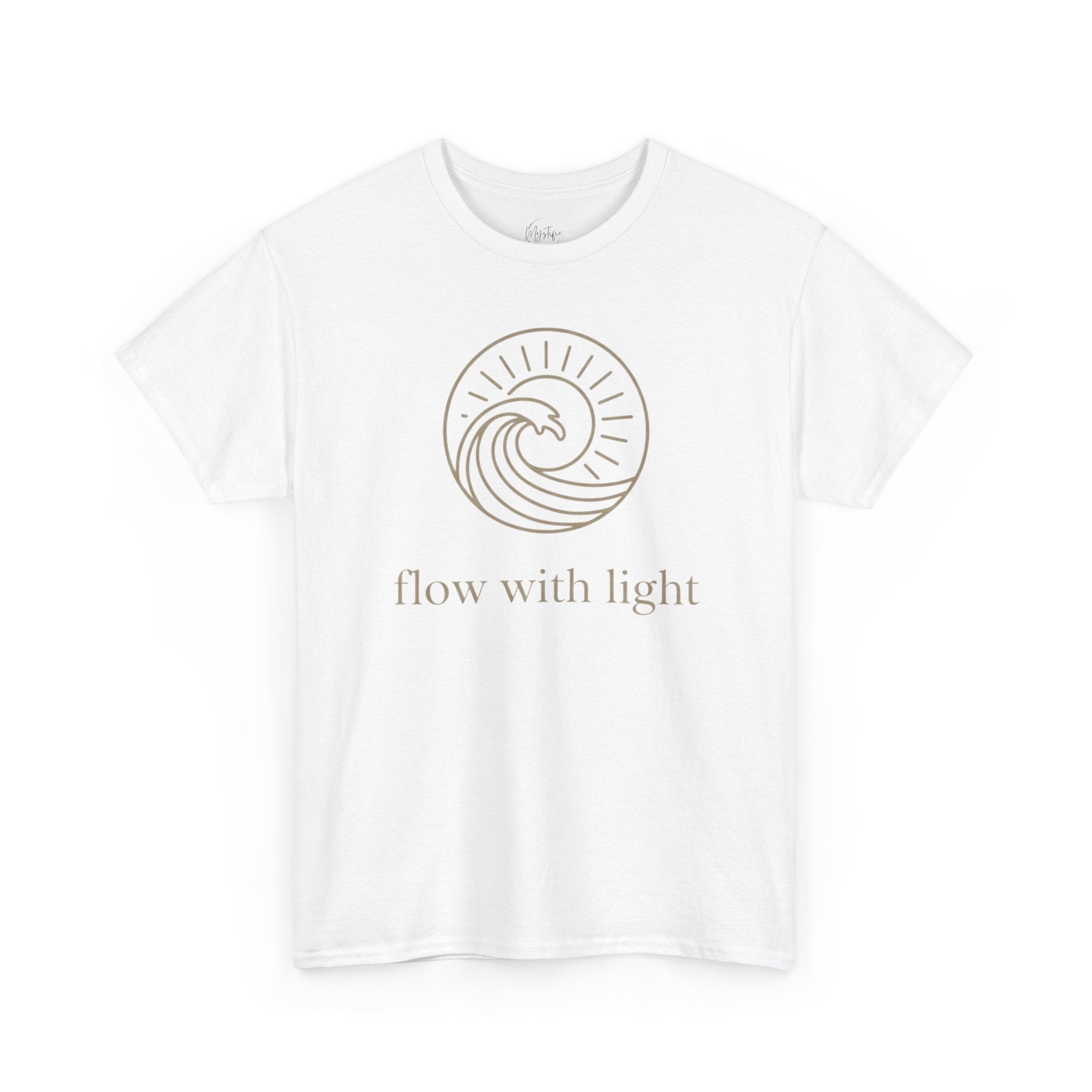 Flow With Light Unisex Cotton T-Shirt