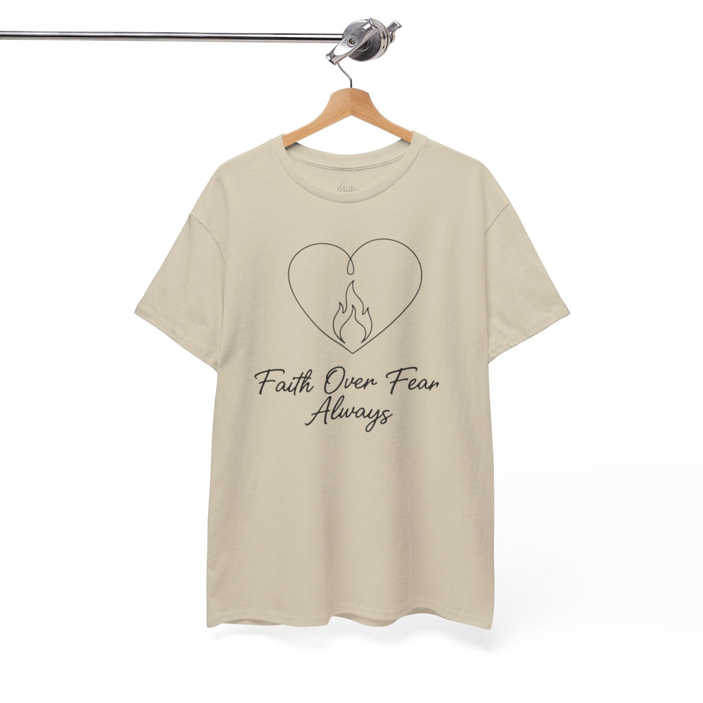 Faith Over Fear Always Unisex Cotton T-Shirt