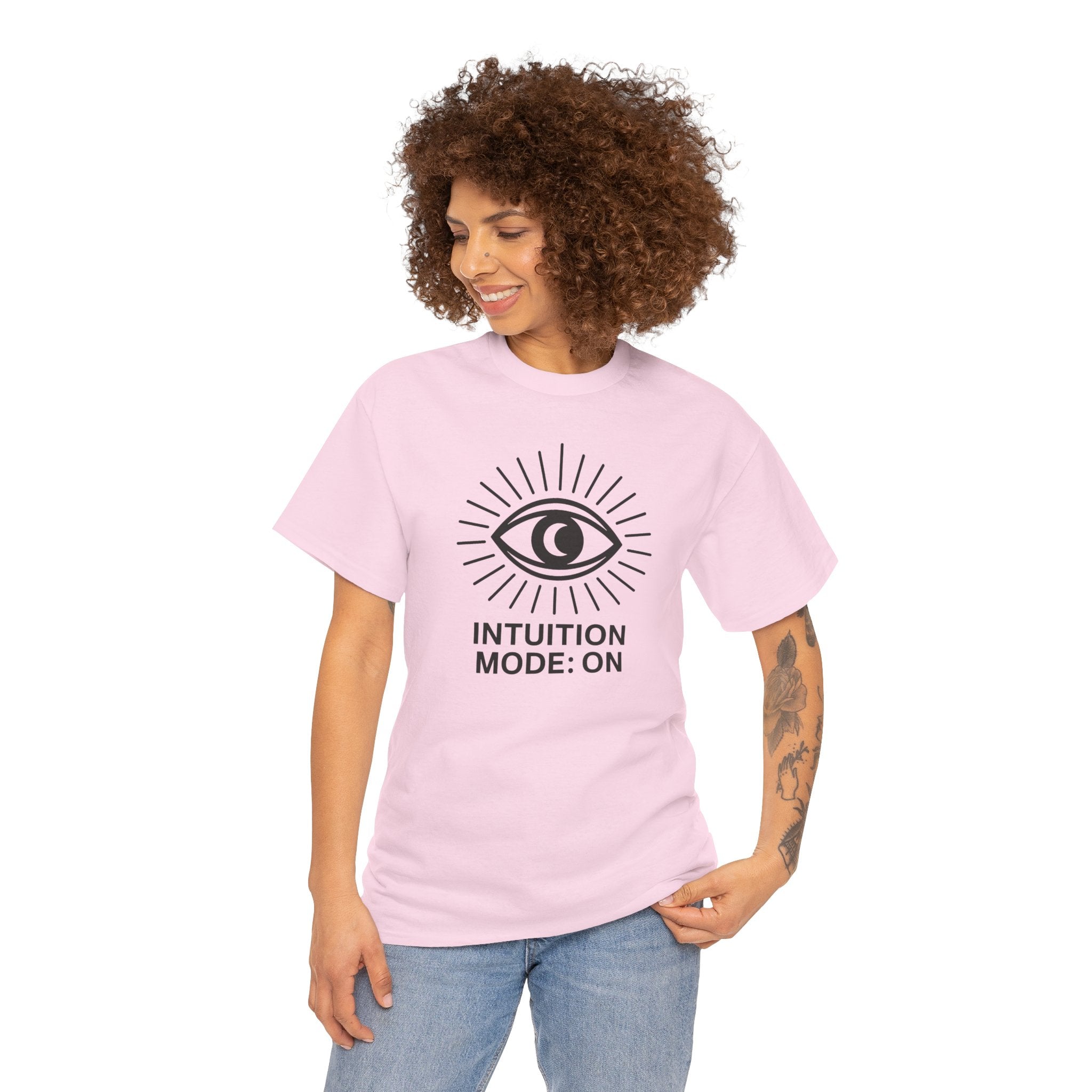 Intuition Mode: On Unisex Cotton T-Shirt