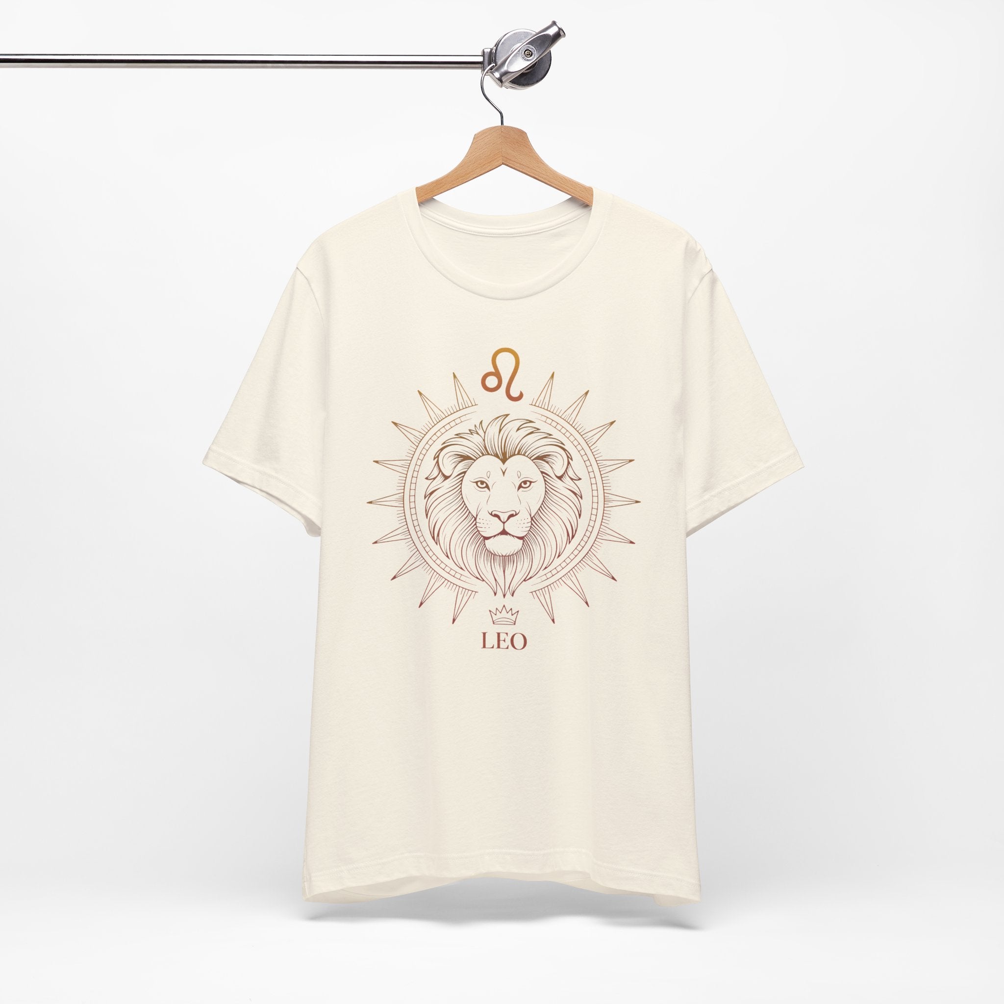 Astrology Zodiac Leo Lion King Unisex Mandala  T-Shirt