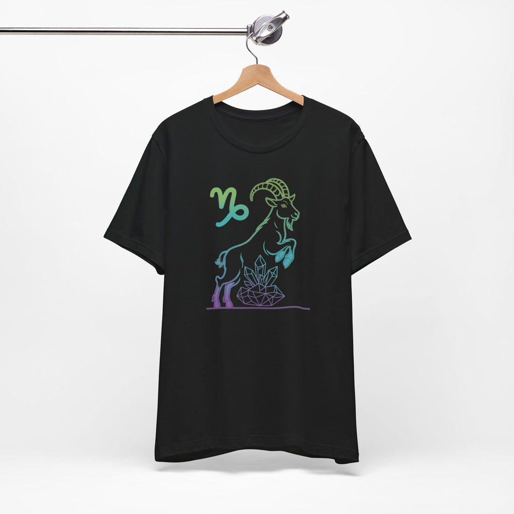 Astrology Zodiac Capricorn Spiritual Neon Unisex T-Shirt