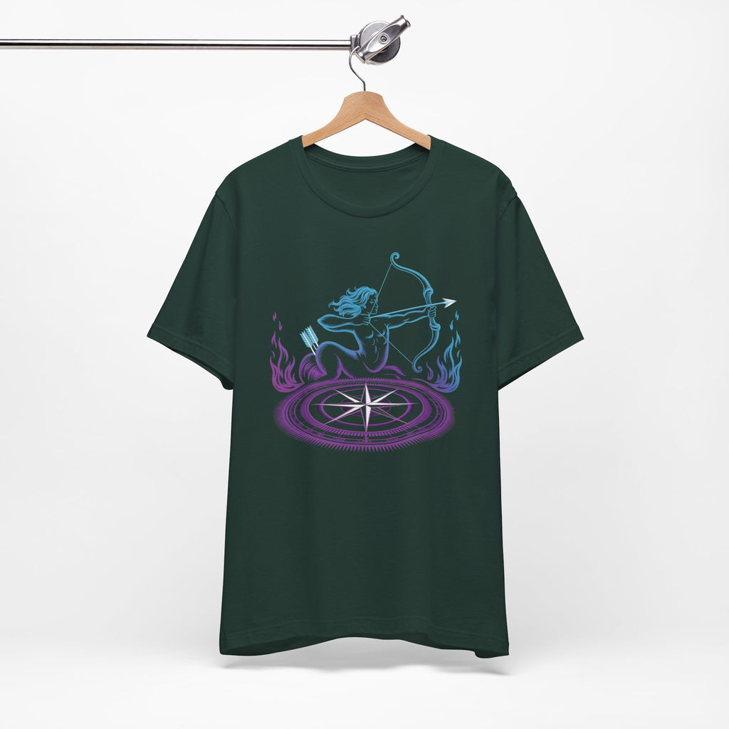 Astrology Zodiac Sagittarius Centaur Archer Holographic Unisex T-Shirt