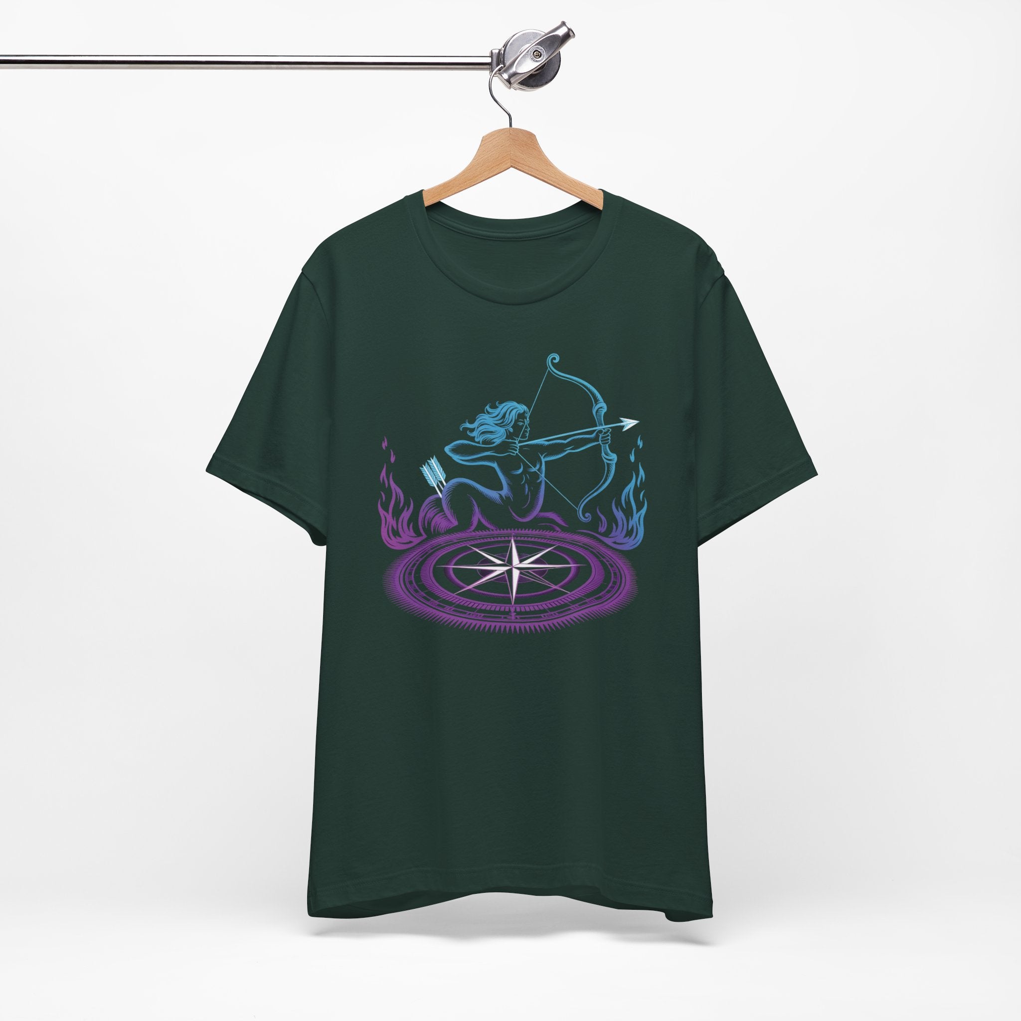 Astrology Zodiac Sagittarius Centaur Archer Holographic Unisex T-Shirt