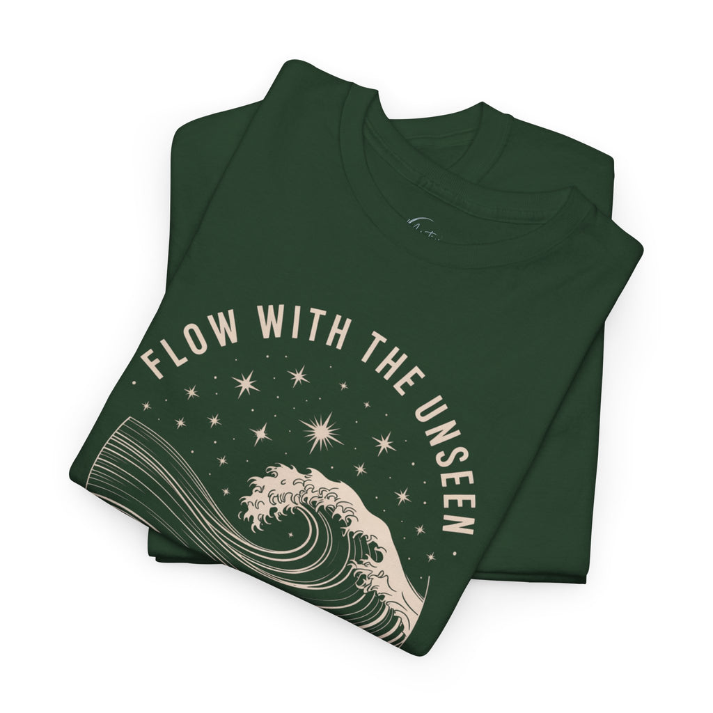 Flow With The Unseen Unisex Cotton T-Shirt